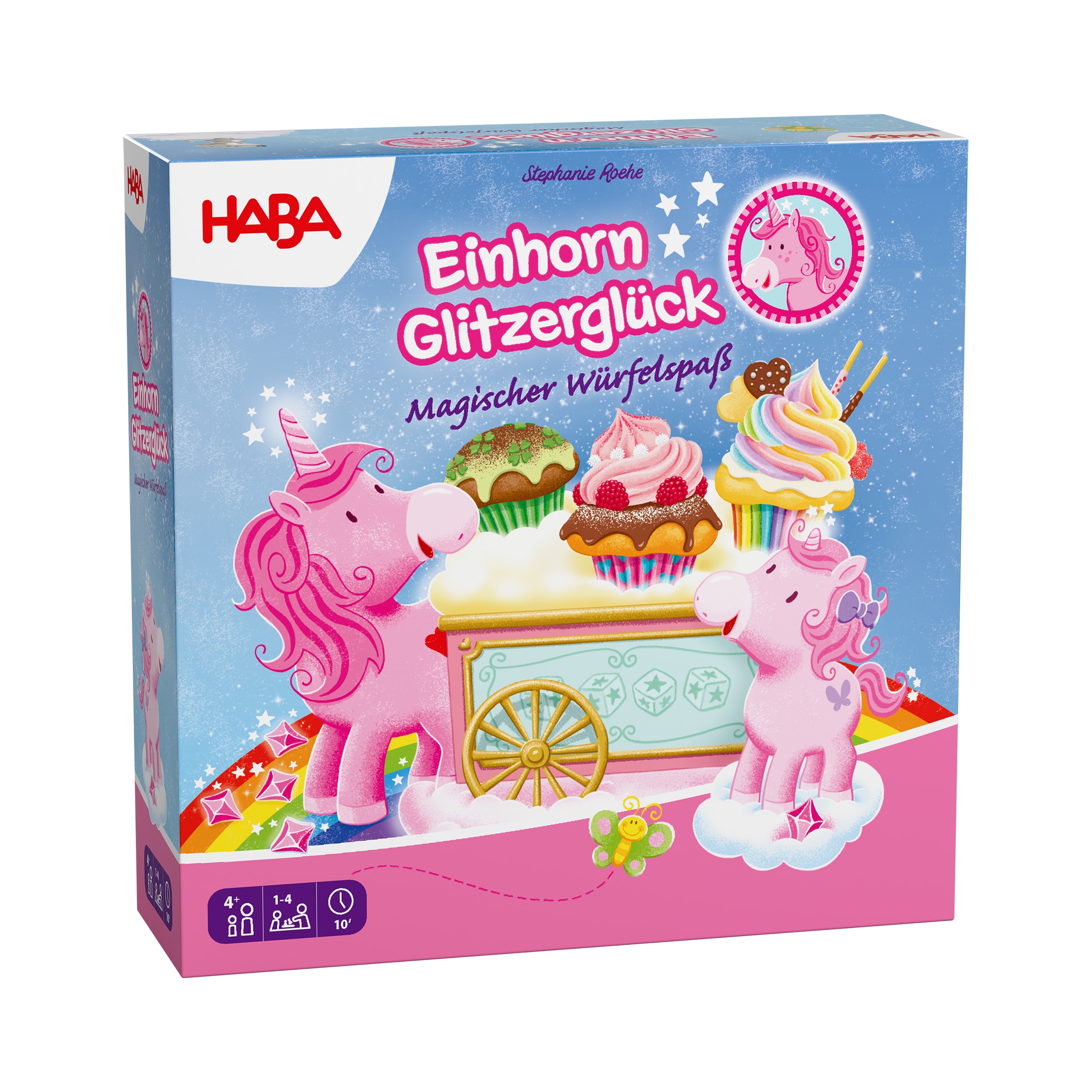 Haba Spiel »Einhorn Glitzerglück Magischer Würfelspaß«