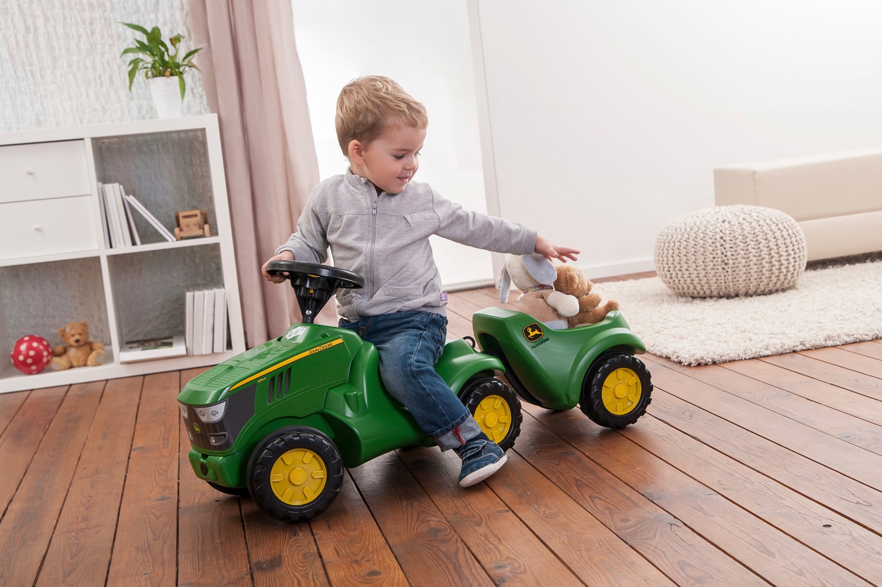 Rolly Toys Kinderfahrzeug-Anhänger »John Deere«, für Trettraktoren