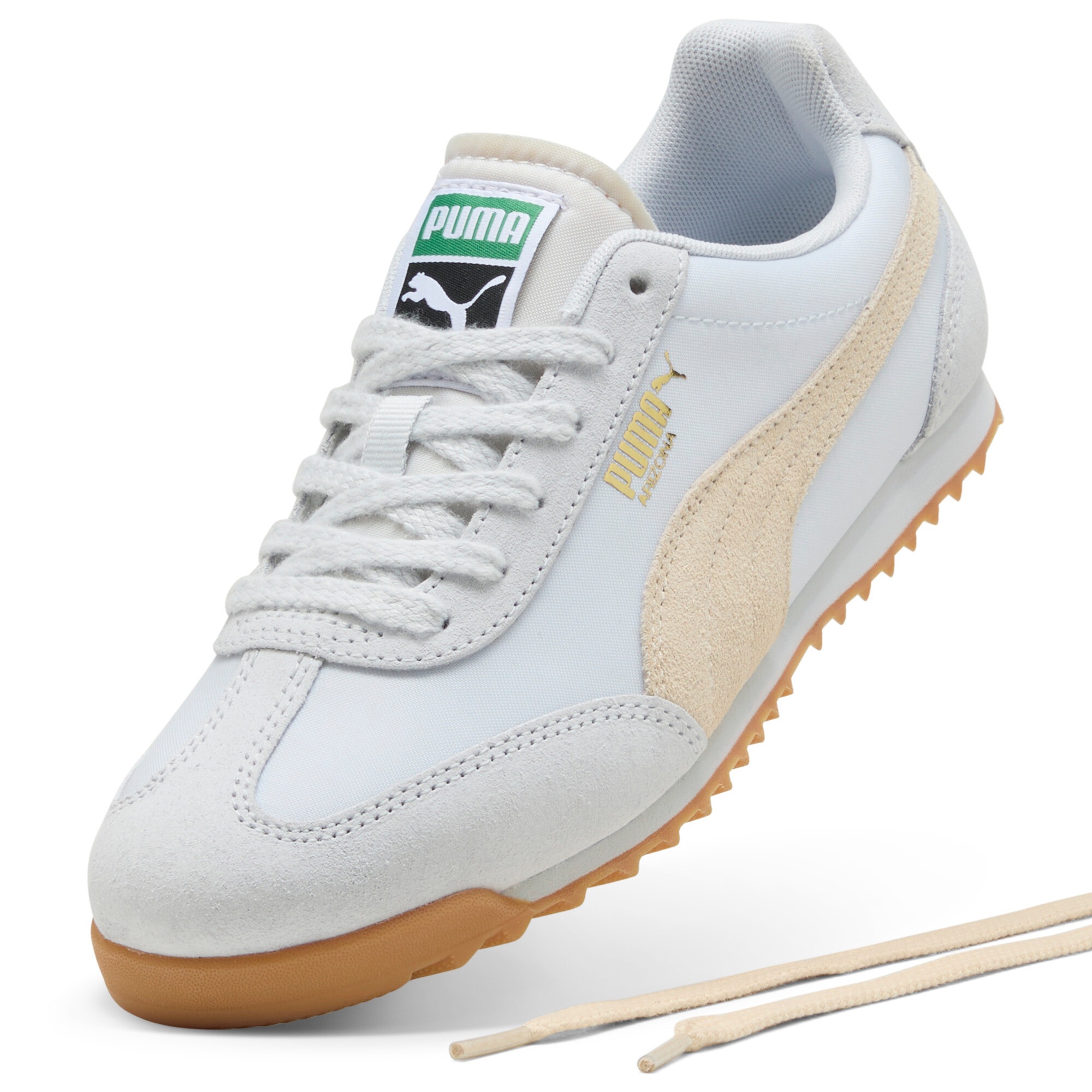 PUMA Sneaker »ARIZONA NYLON«  mit Wildleder-Overlays, mit Schnürverschluss