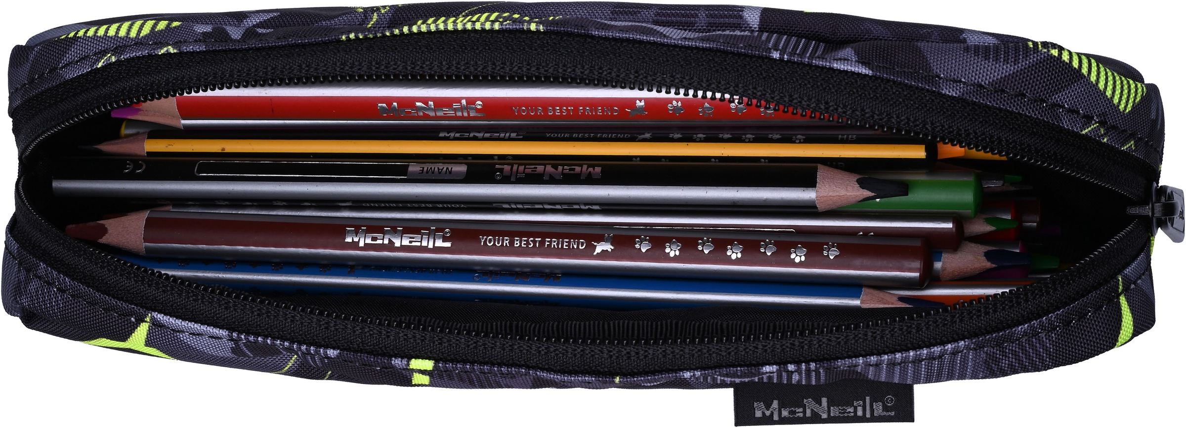 McNeill Schulranzen »Bravo, inkl. Etui, Turnbeutel,« Reflektierende Streifen auf den Schultergurten;Retroreflektierende Flächen