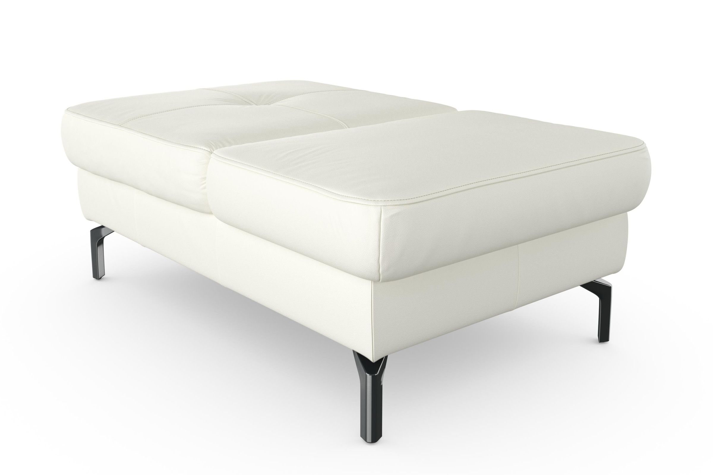 sit&more Hocker »Bendigo«, mit Klappfunktion, Bodenfreiheit 15 cm, wahlweise in 2 Fußfarben