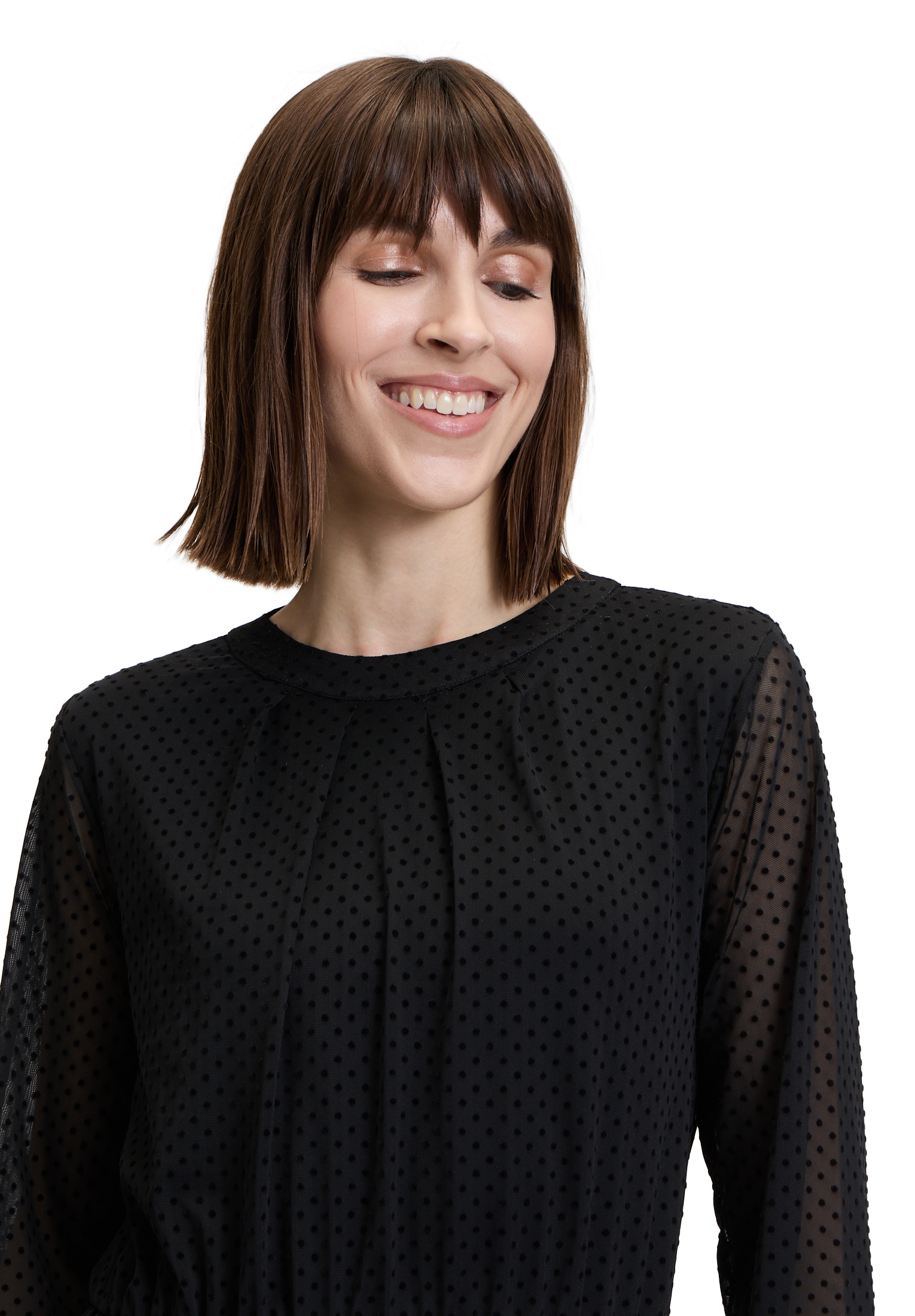 Betty&Co Midikleid »Stufenkleid langarm«