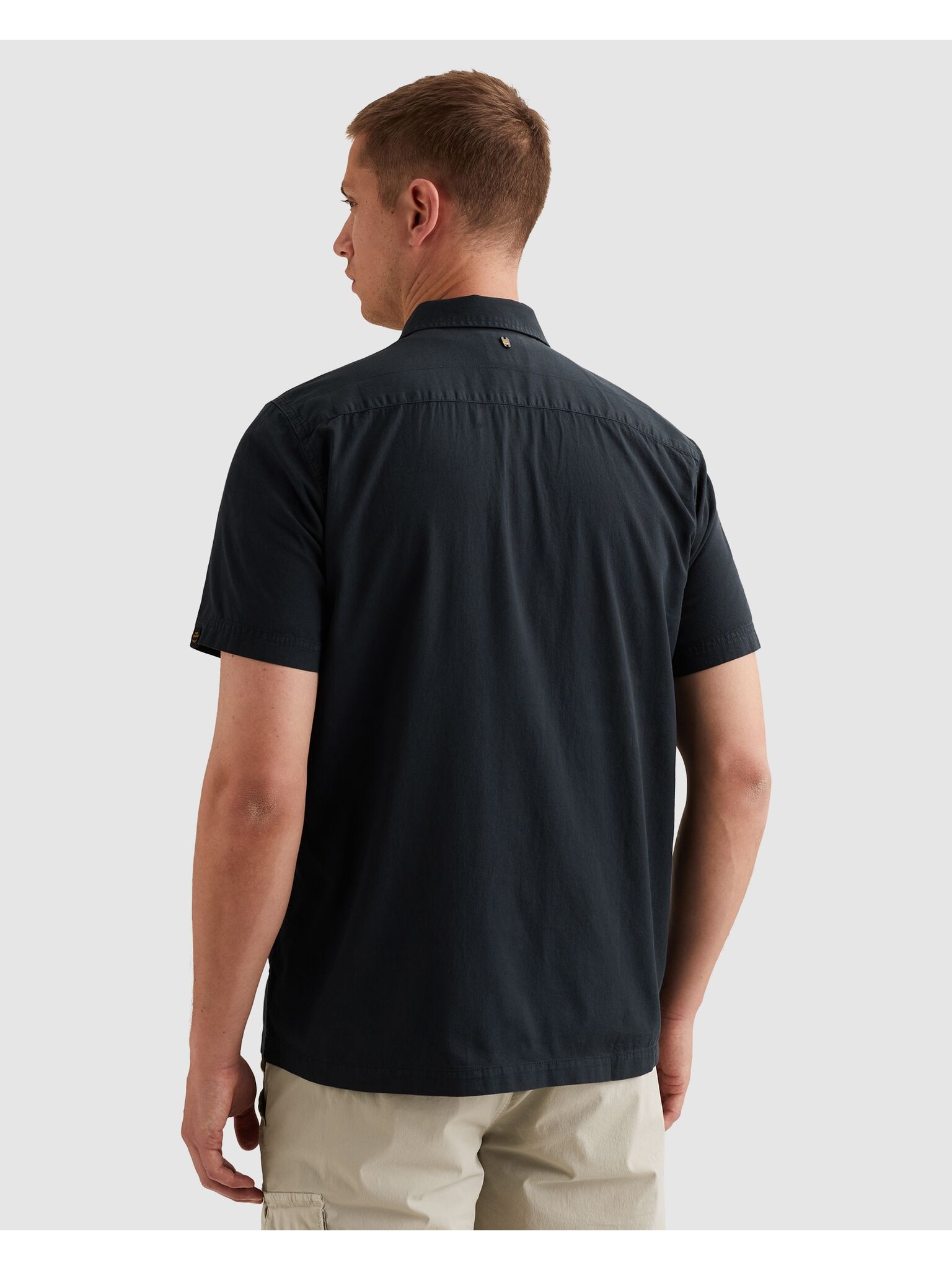 PME LEGEND Kurzarmhemd »Short Sleeve Shirt Ctn Bedford garment dye« Garment dye- Färbung