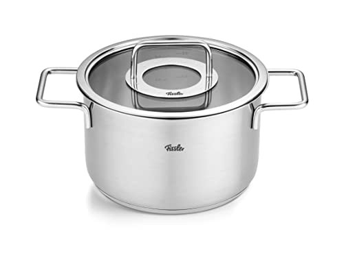 Fissler Topf-Set »Fissler Pure Collection« Set, Kochtopf 16/20/24 + Bratentopf 20cm, 4 Stk. tlg. Edelstahl 18/10