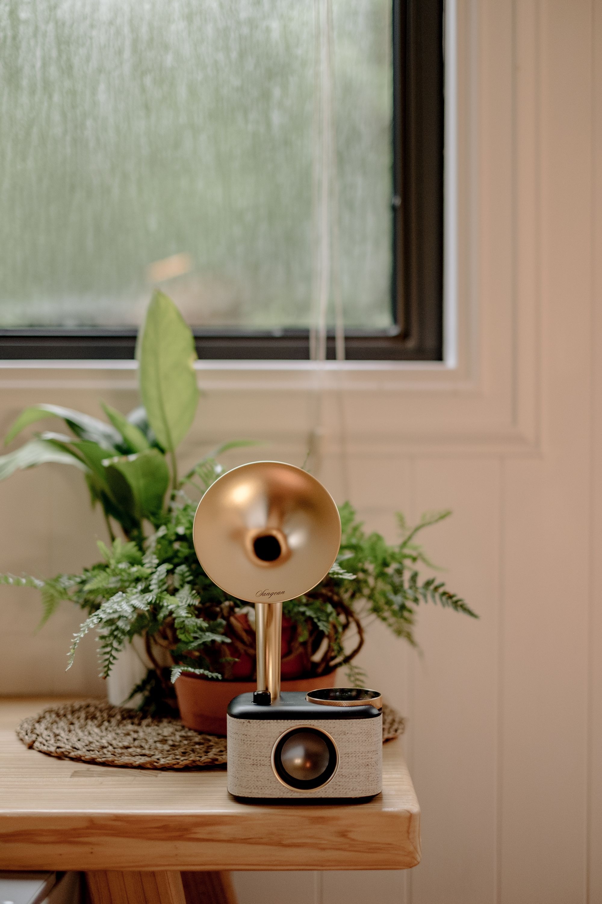 Sangean Retro-Radio »CP-100D«, (Bluetooth Digitalradio (DAB+)-FM-Tuner), Digital Retro Design Gramophone
