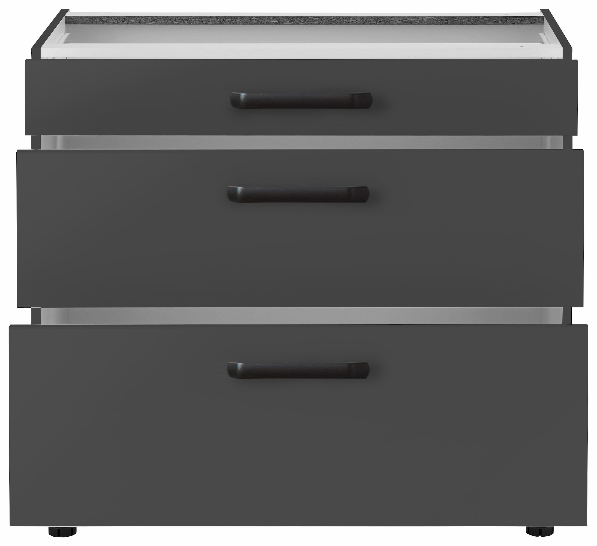 wiho Küchen Unterschrank »Simi« Soft-Close-Funktion in Schubkästen und Auszügen, verstellbare Füße