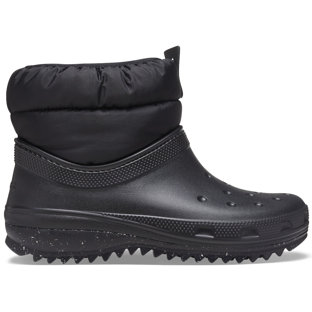 Crocs Snowboots »Winterstiefel Classic Neo Puff Shorty«, mit elastischem Schafteinstieg