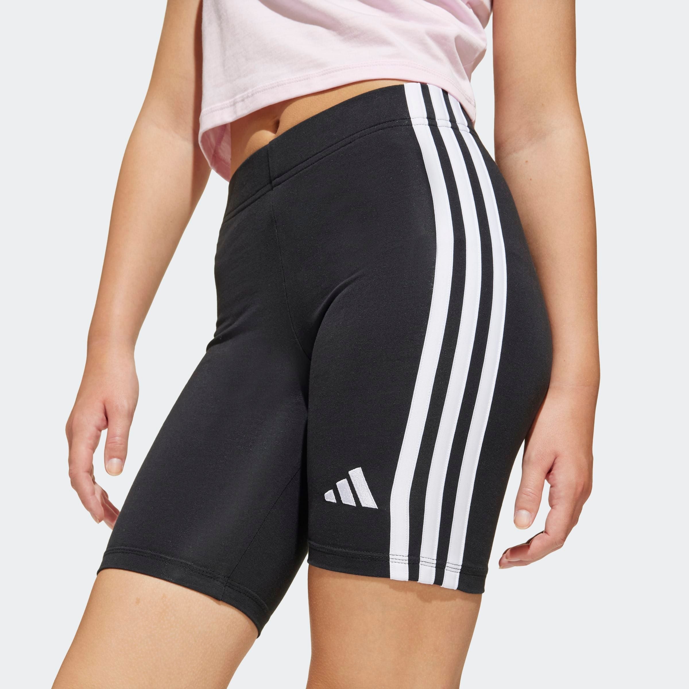 adidas Sportswear Shorts »ESSENTIALS KIDS KURZE LEGGINGS«  für Kinder, aus Baumwolle und Elasthan, mit Gummizug