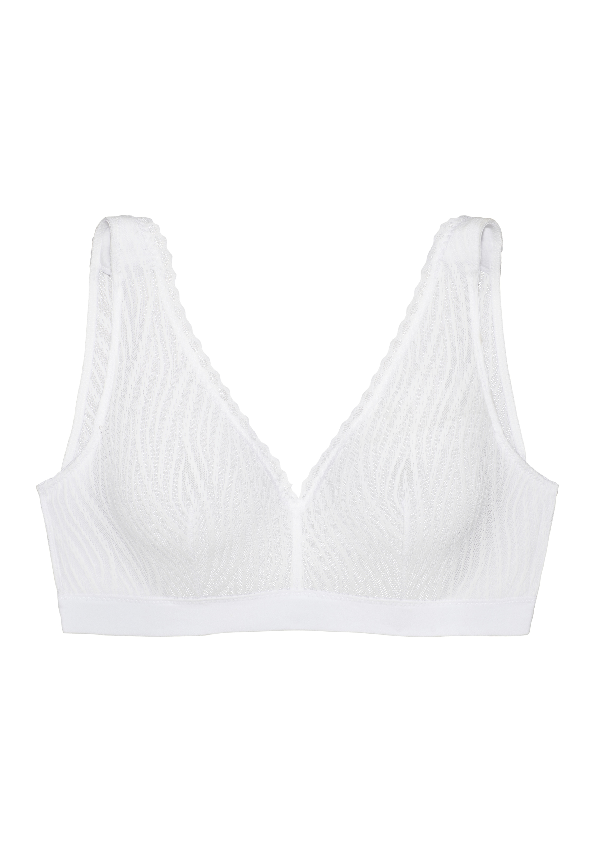 Vivance Entlastungs-BH », Bralette-BH, BH ohne Bügel« aus Spitze mit breiten, wattierten Trägern, bequemer BH, große Größen