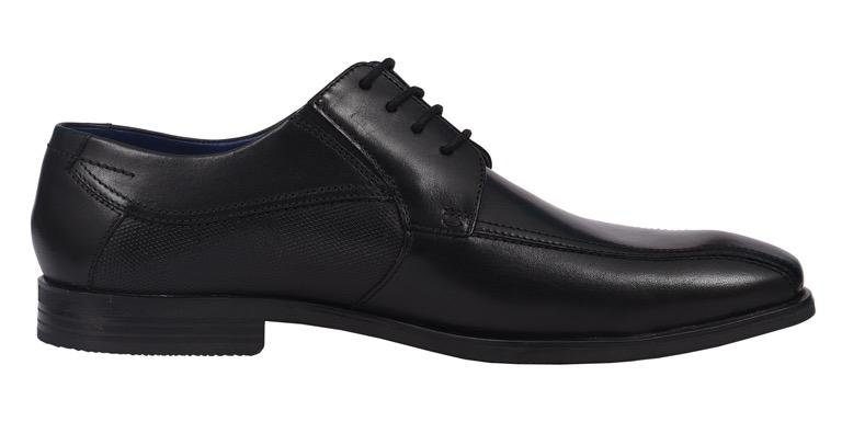 bugatti Schnürschuh  mit seitlicher Prägung, Freizeitschuh, Halbschuh, Schnürschuh