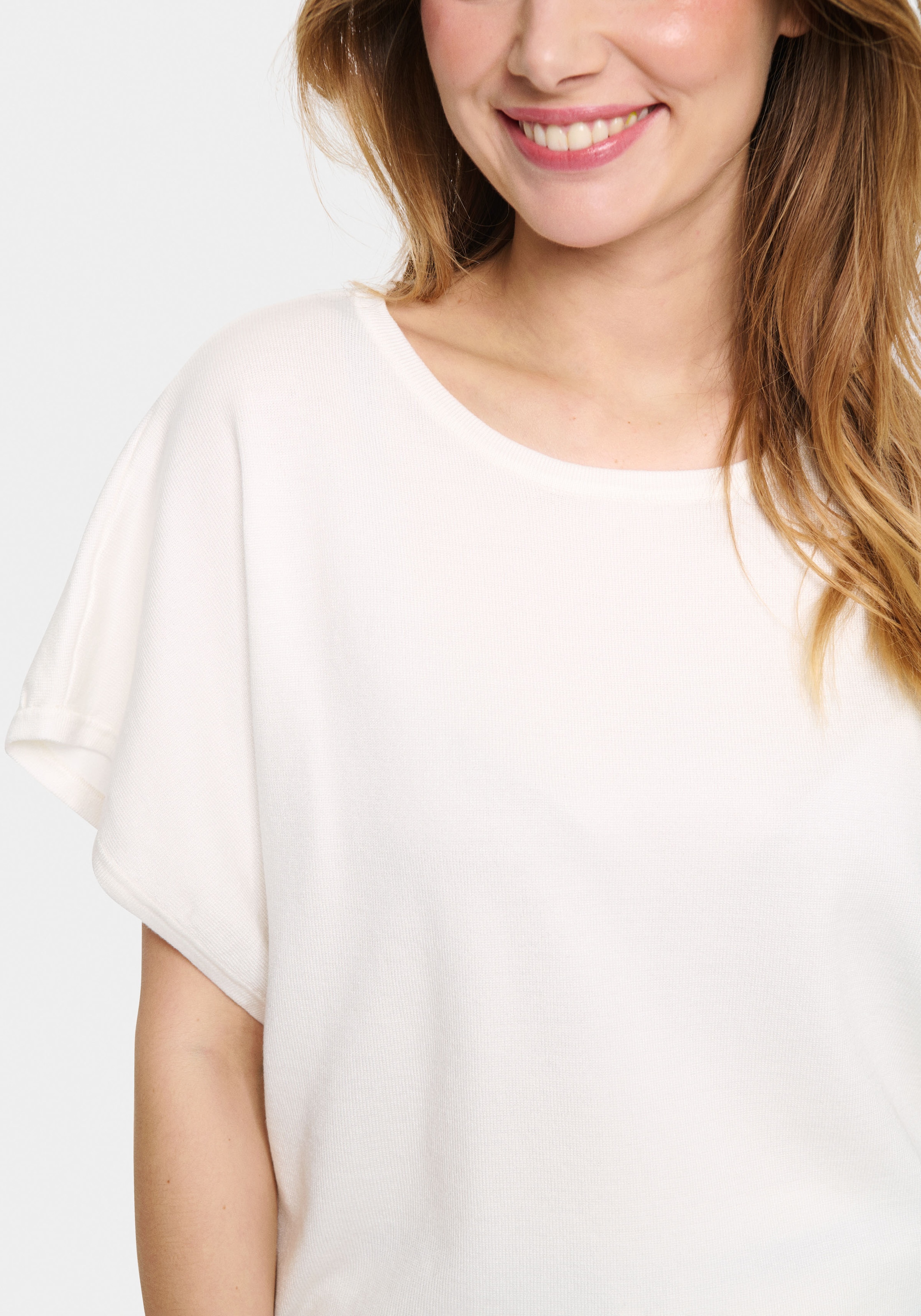 Saint Tropez Strickpullover »MilaSZ R-N SS«