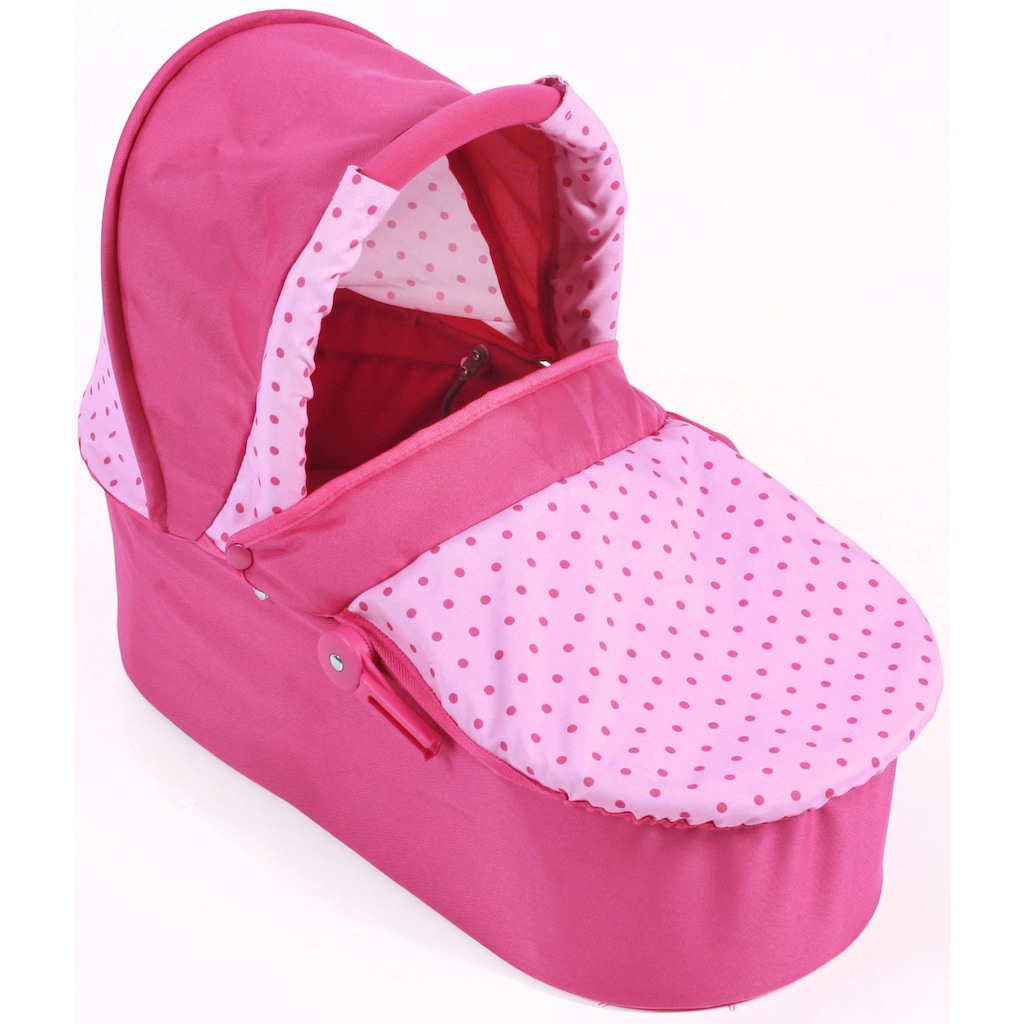 CHIC2000 Kombi-Puppenwagen »Emotion All In 3in1, Pink«, inkl. Babywanne, Babyschale und Sportwagenaufsatz