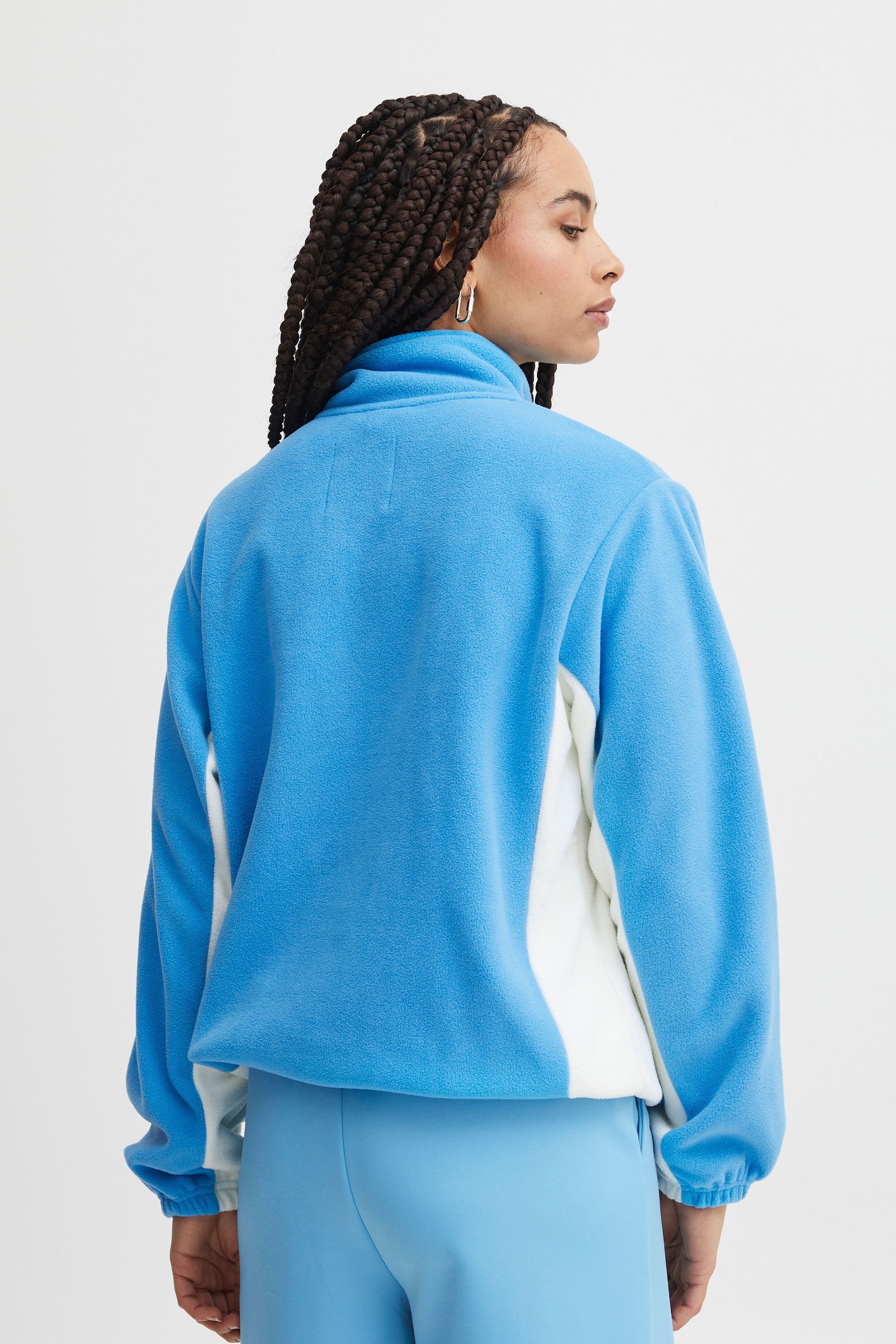 TheJoggConcept Fleecejacke »Fleecejacke JCClara«, ohne Kapuze