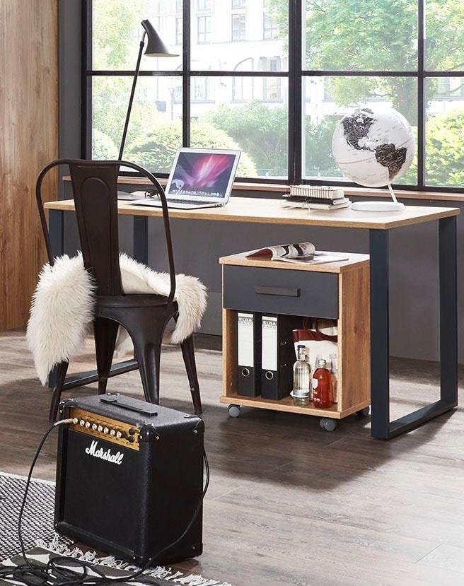 Wimex Schreibtisch »Liverpool, Tisch im coolen Loft Style«, mit Kufen aus Metall, 140/70/74 cm