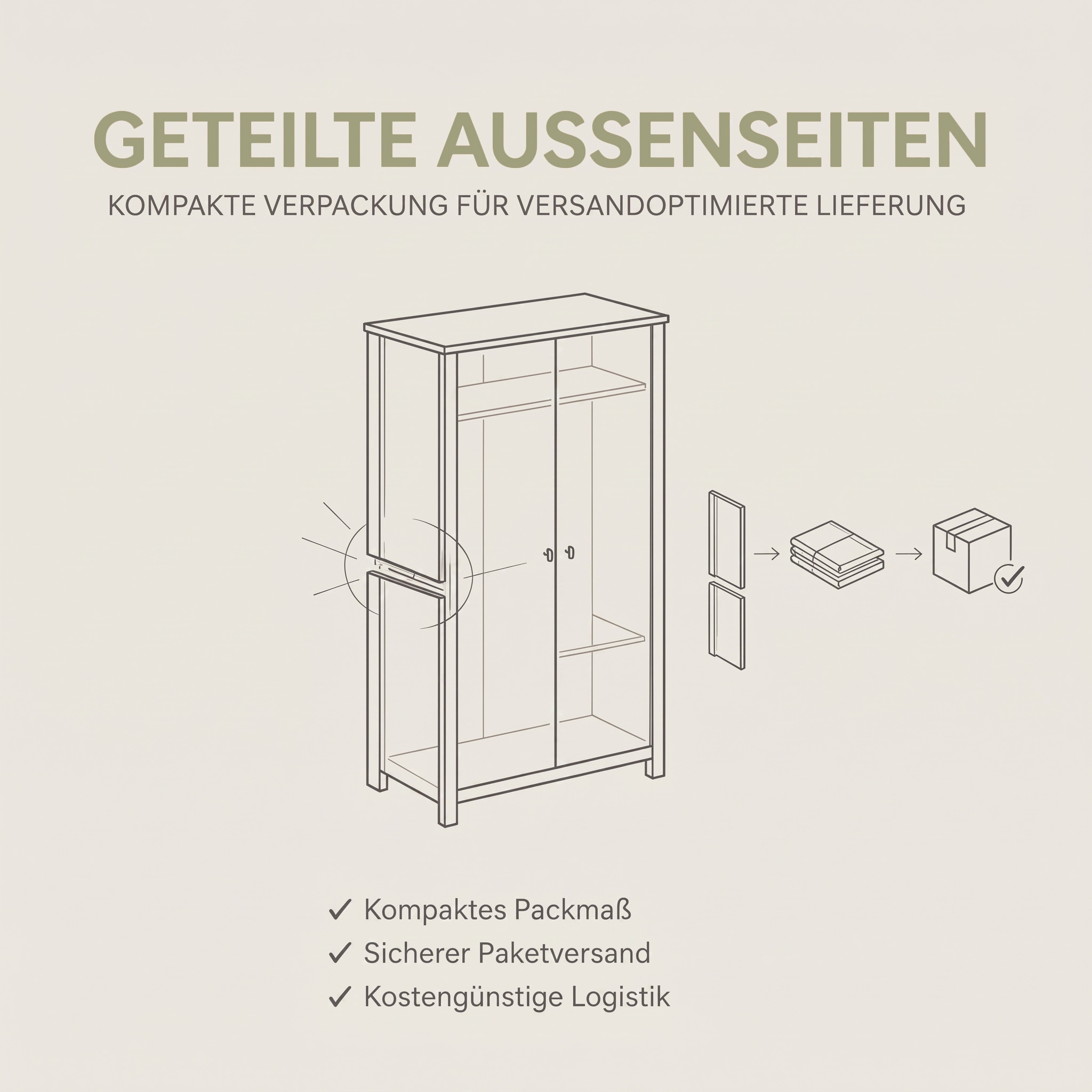 Home affaire Kleiderschrank »BENDINGO, Schlafzimmerschrank, Schrank, Garderobenschrank« OTTO BESTSELLER, Garderobe & Schlafzimmer,  Breite 80cm, weiß, 2-türig, inkl. 1 Kleiderstange und 3 Ablageboden