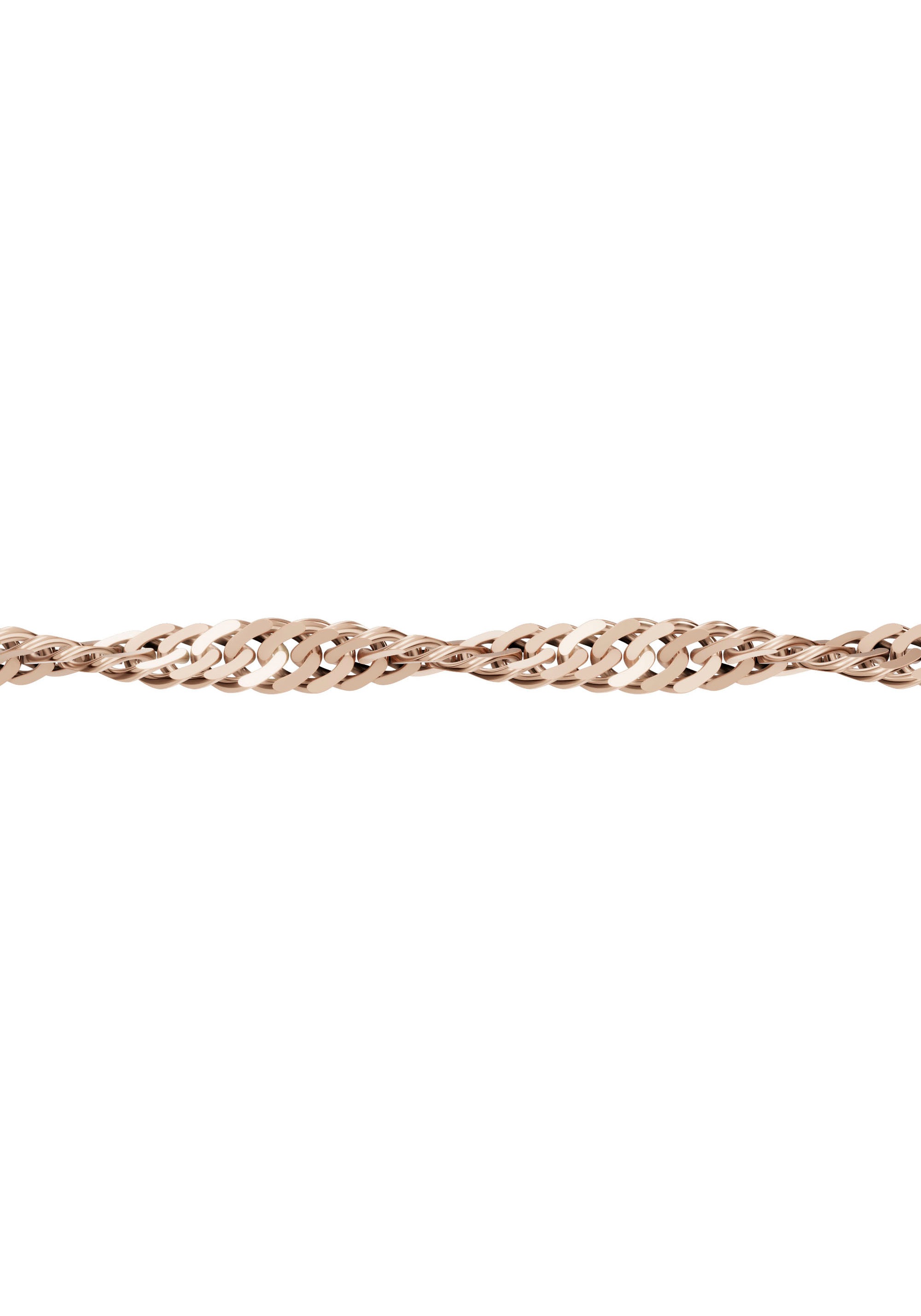 Firetti Fußkette »Schmuck Geschenk Silber 925 Körperschmuck Gold o. Rosè Singapurkette«, Made in Germany
