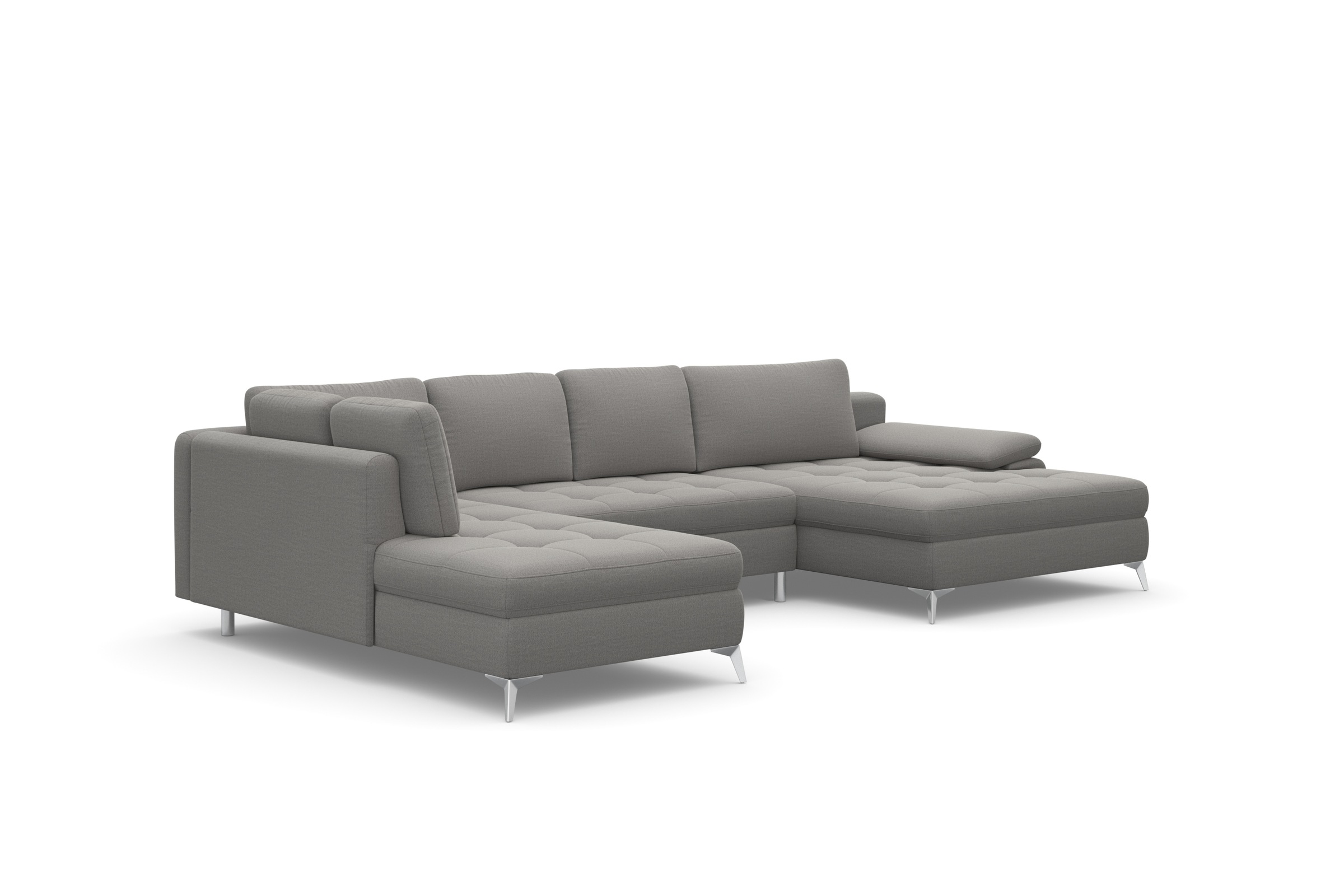 sit&more Wohnlandschaft »Latigo U-Form«, mit Mega-Recamiere, wahlweise mit Bettfunktion und Bettkasten