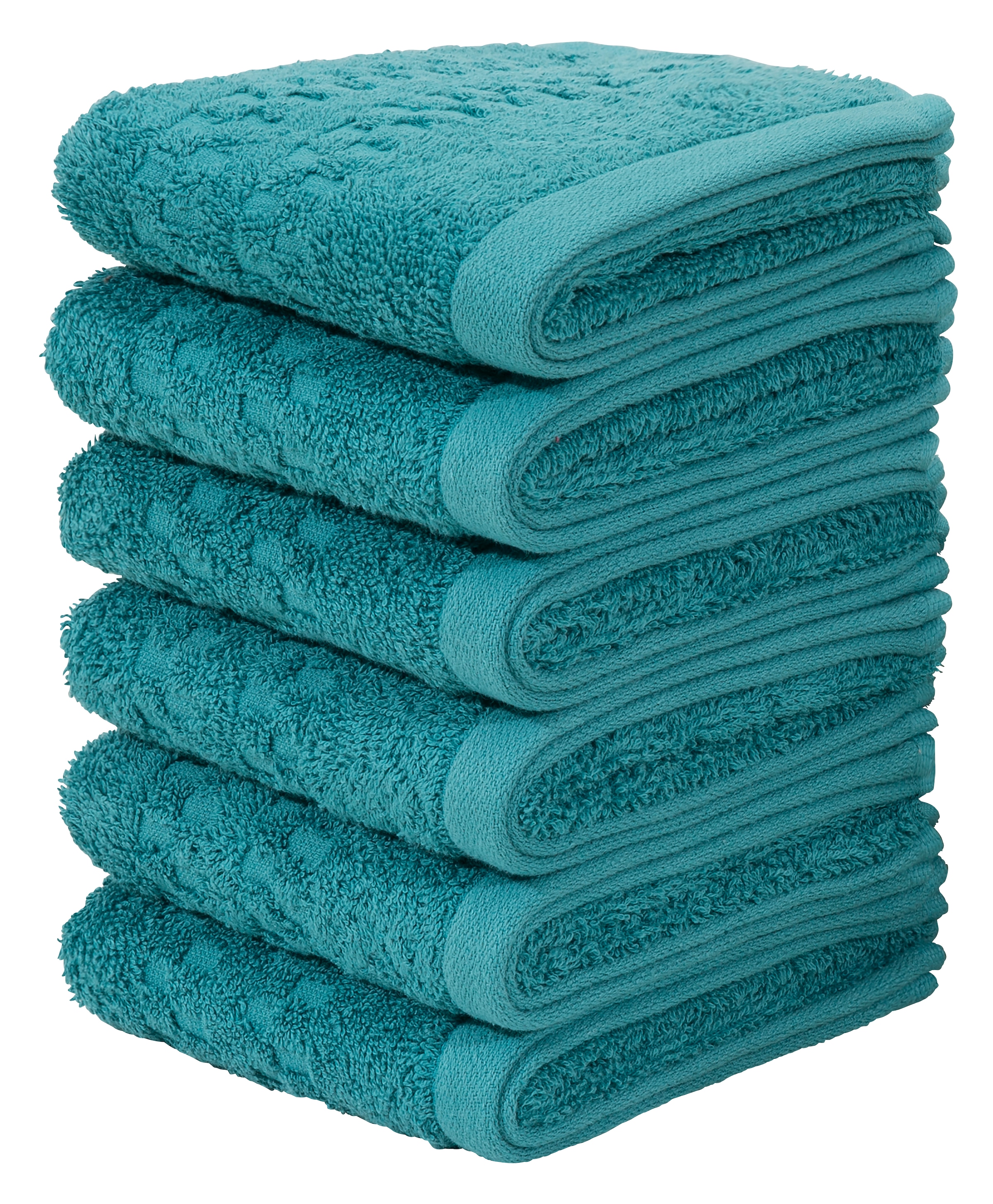 Handtücher bestellen in Raten auf Blau