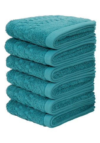 Handtücher in Blau auf Raten bestellen
