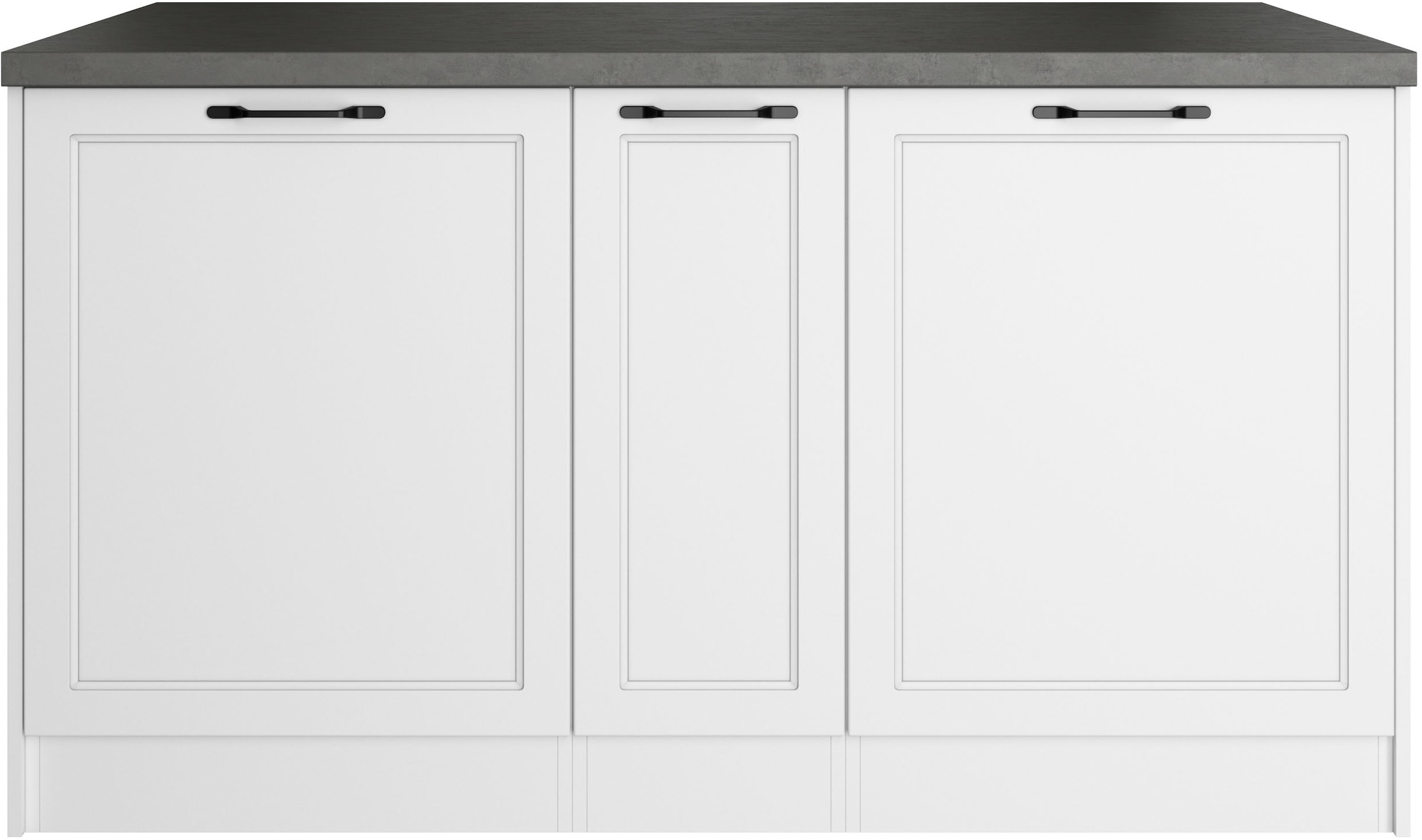 KOCHSTATION Kücheninsel »KS-Lani, Breite 153 cm, mit Flaschenregal« MDF-Fronten, Arbeitsplatte 38mm stark