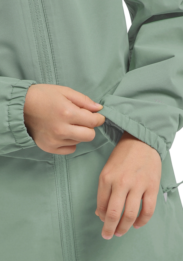 Jack Wolfskin Outdoorjacke »MALIMA JACKET G« mit Kapuze für Kinder, mit TEXAPORE CORE, wasserdicht, winddicht, atmungsaktiv