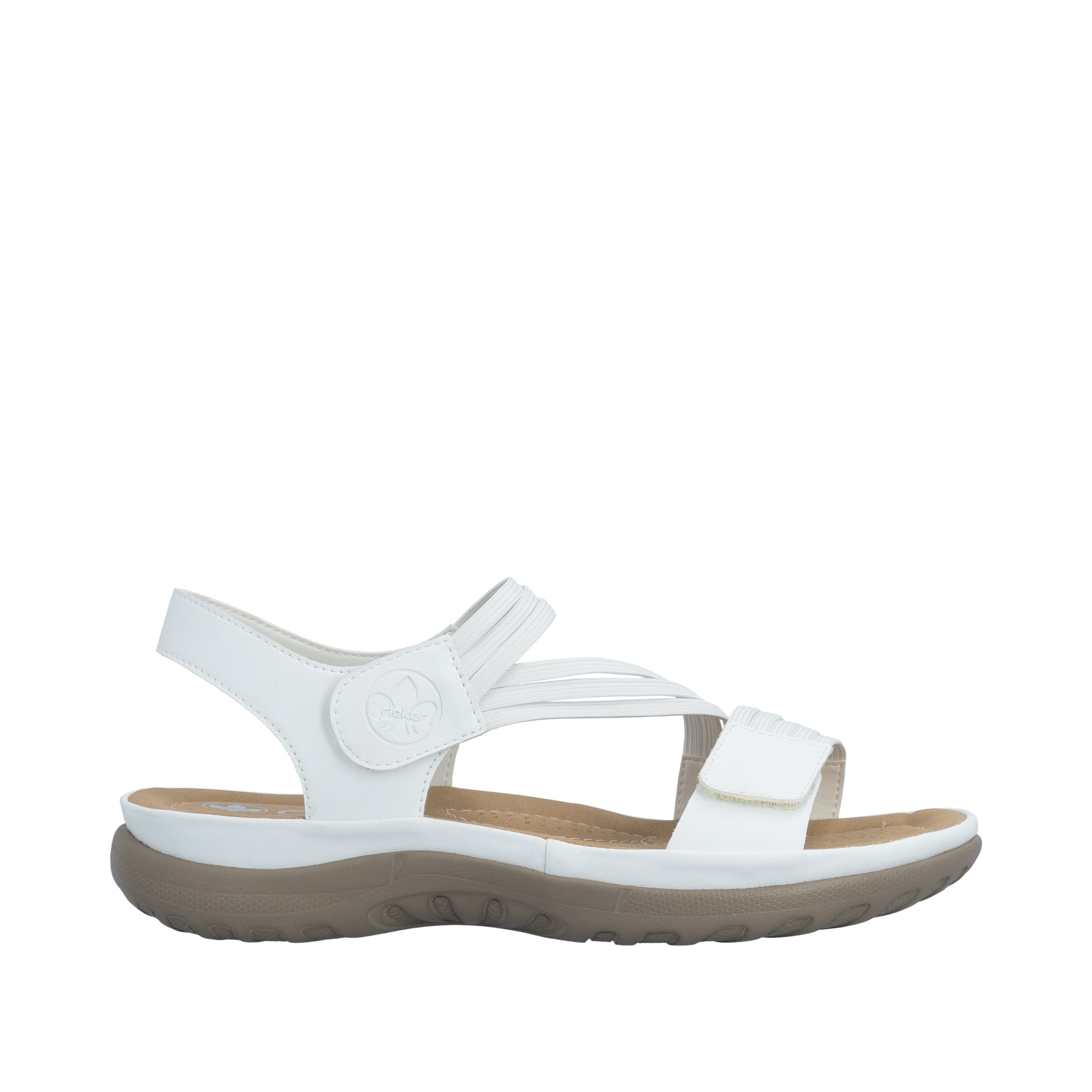 Rieker Riemchensandale  Sommerschuh, Sandalette, Keilabsatz, mit Gummizügen