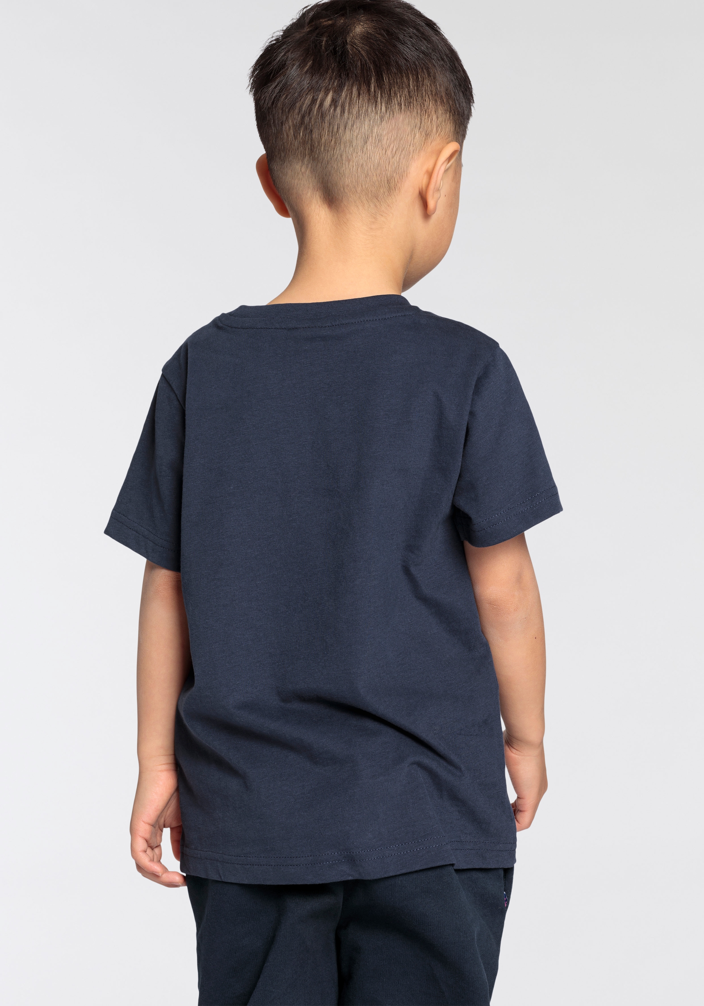 KIDSWORLD T-Shirt »RAKETE«, Kurzarm, Basic-Passform, mit trendigem Druck, Rundhalsausschnitt