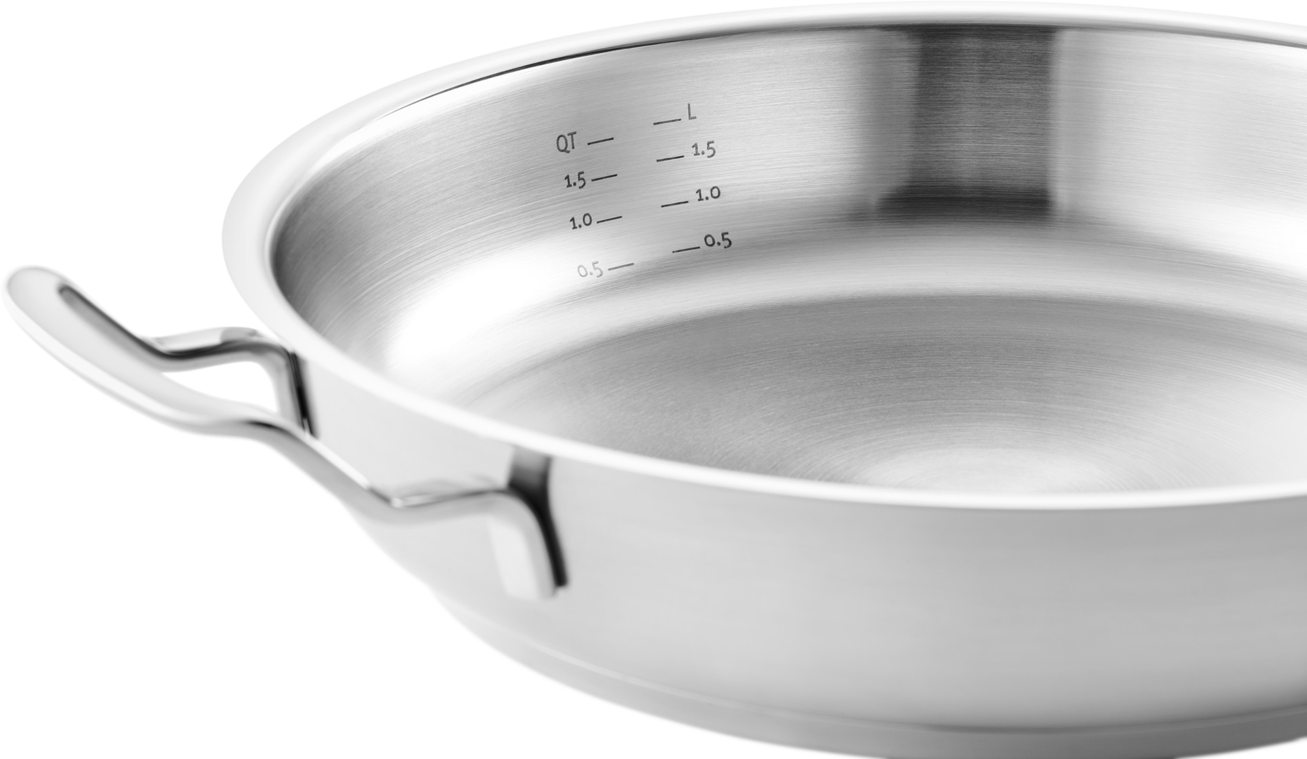 Fissler Servierpfanne »ORIGINAL-PROFI COLLECTION®« Edelstahl 18/10 1 Stk. tlg. mit breitem Schüttrand, Kaltmetallgriffen. Made in Germany