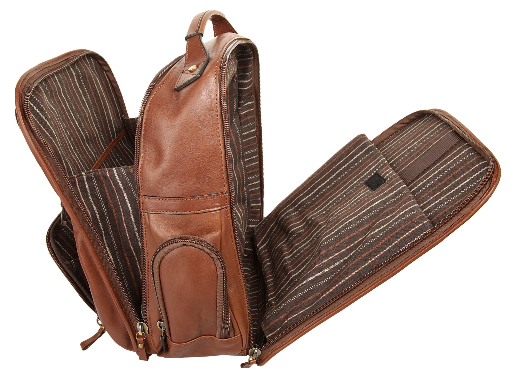 Piké Laptoprucksack, echt Leder