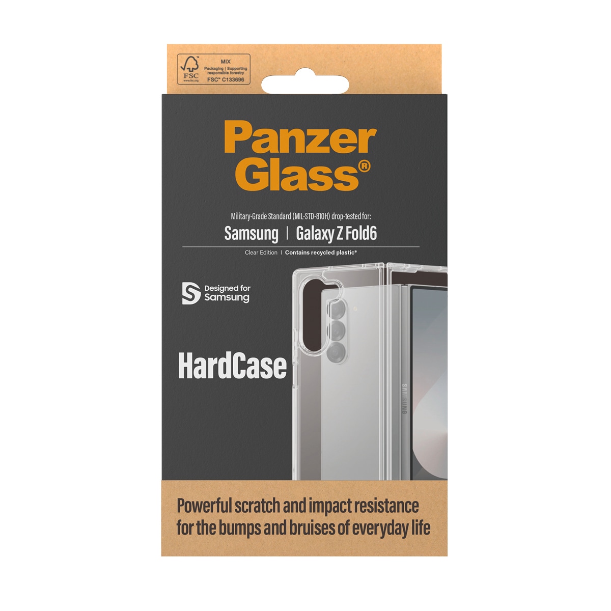 SAFE by PanzerGlass Handyhülle »Hardcase für Samsung Galaxy Z Fold 6«, Backcover, Schutzhülle, Handyschutzhülle, Case, Schutzcase, stoßfest