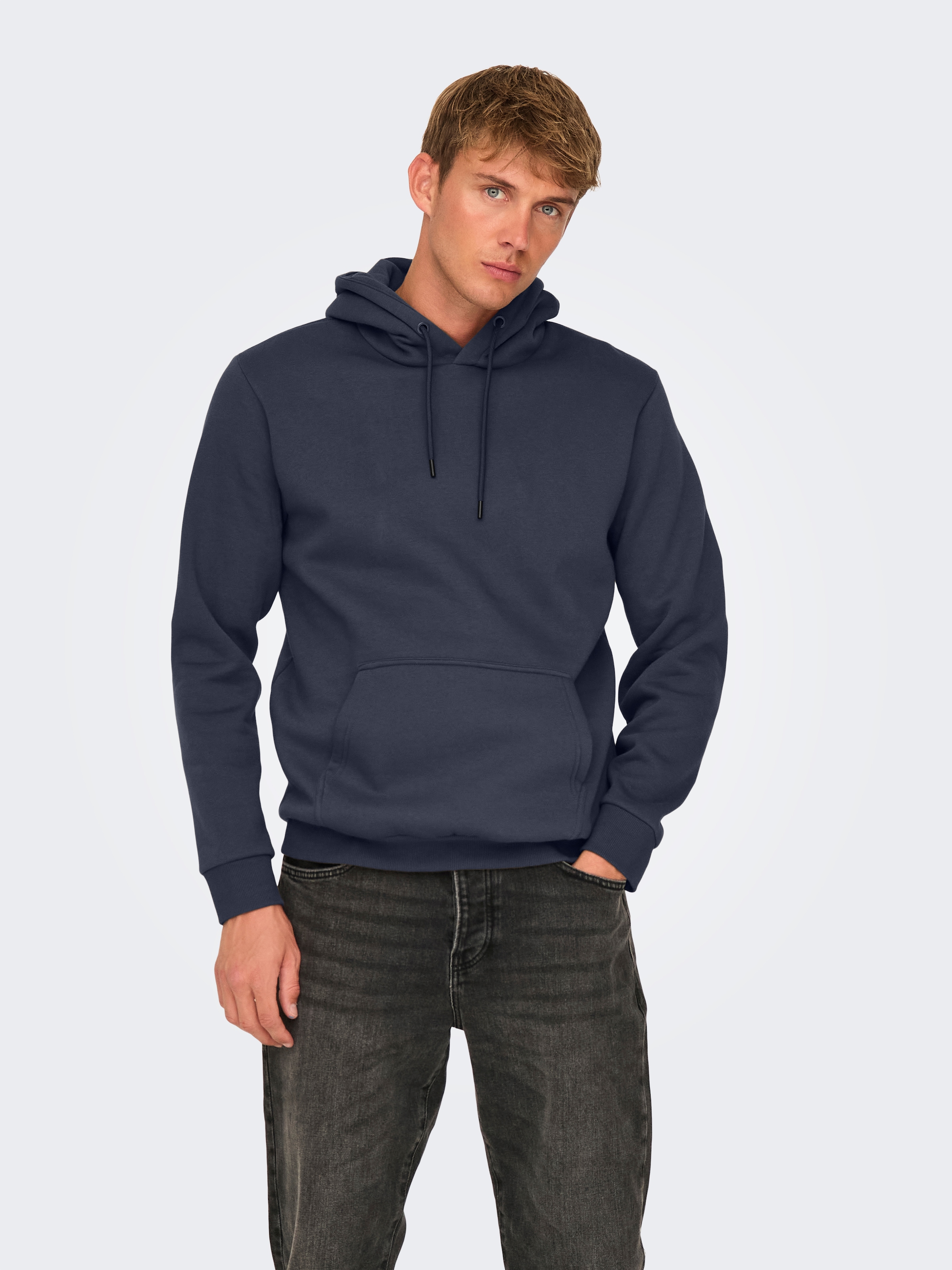 ONLY & SONS Kapuzensweatshirt »ONSCERES HOODIE SWEAT NOOS«, Baumwollmischung, regular fit
