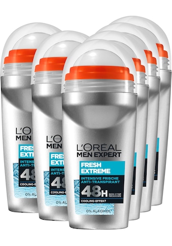 Deo-Roller »Deo Roll-on Extreme Fresh«, (Packung, 6 tlg.)