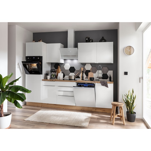 RESPEKTA Küchenzeile »Safado aus der Serie Marleen«, hochwertige Ausstattung  wie Soft Close Funktion, Breite 280 cm auf Raten kaufen