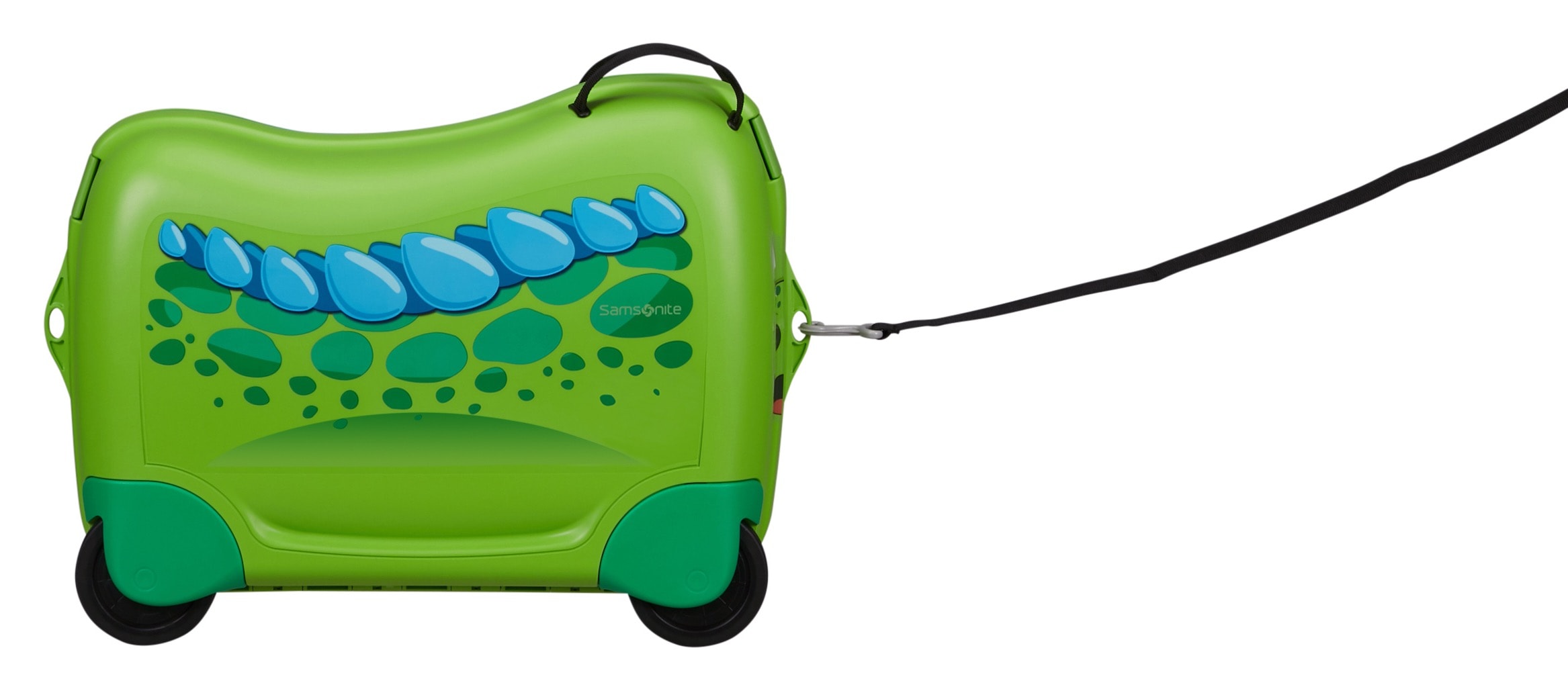 Samsonite Kinderkoffer »DREAM2GO DINOSAUR D.«, 4 Rollen, Kindertrolley Kindergepäck Handgepäck zum Sitzen und Ziehen