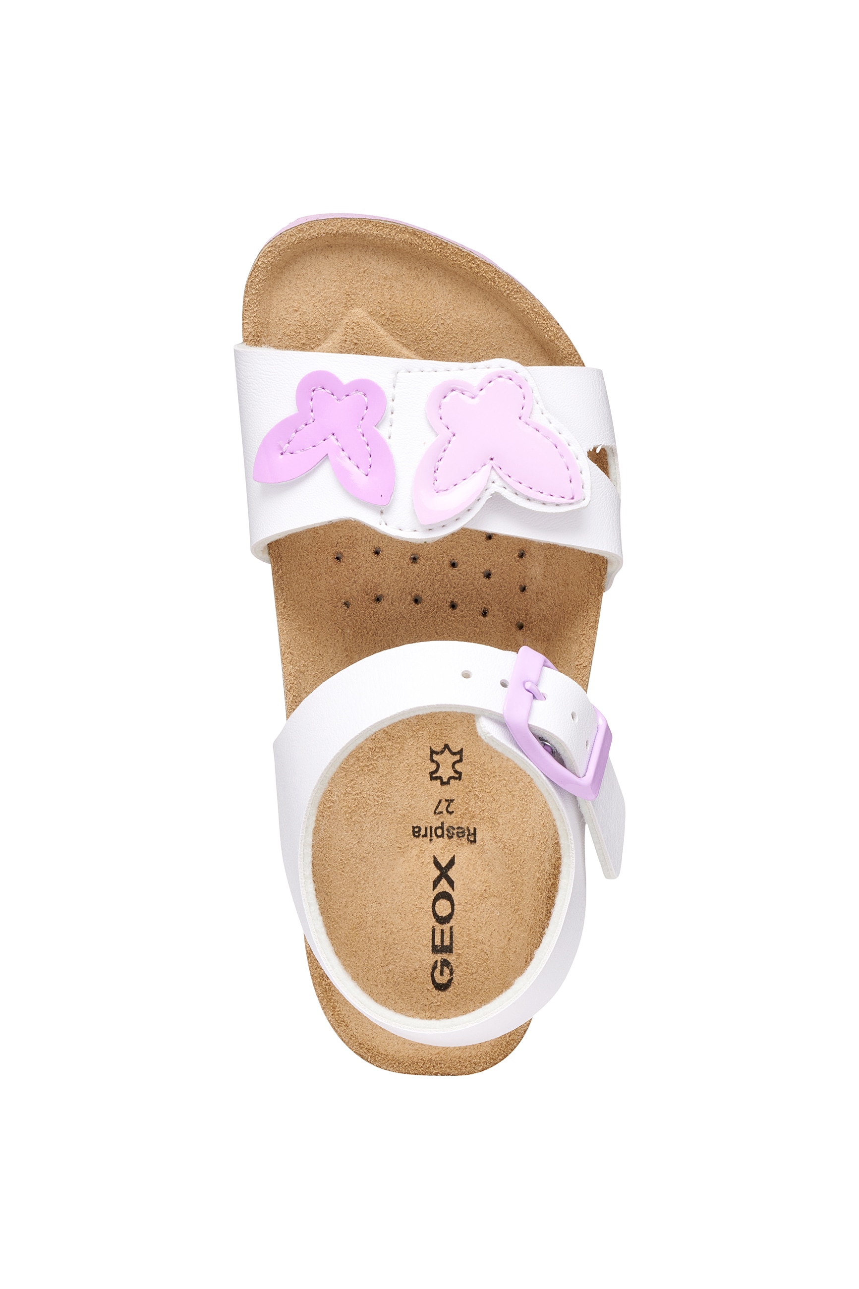 Geox Sandale »J ADRIEL GIRL«  Klettschuh mit Schnallenverschluss, Größenschablone zum Download