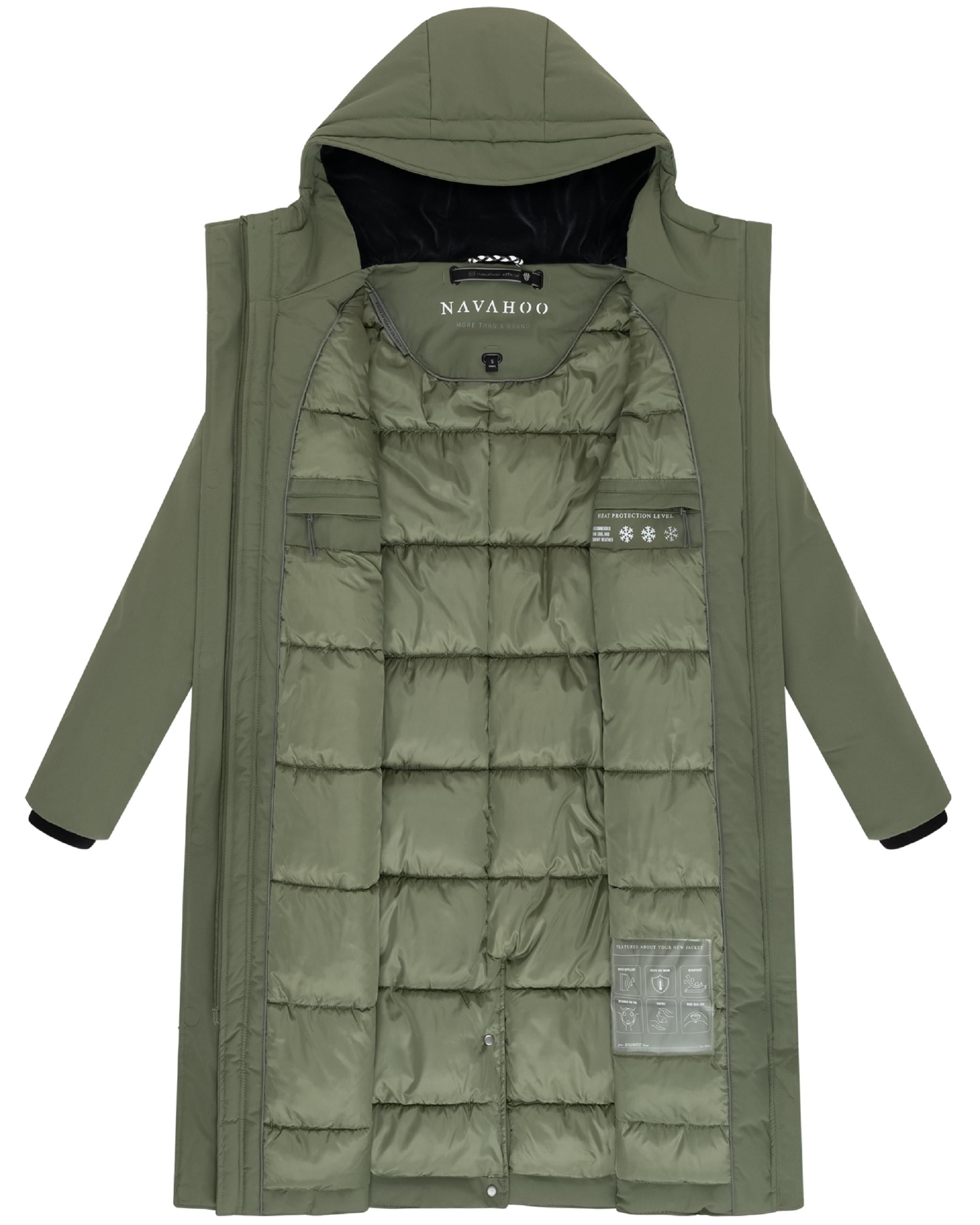 Navahoo Wintermantel »Wintermantel Eismelodie 14«