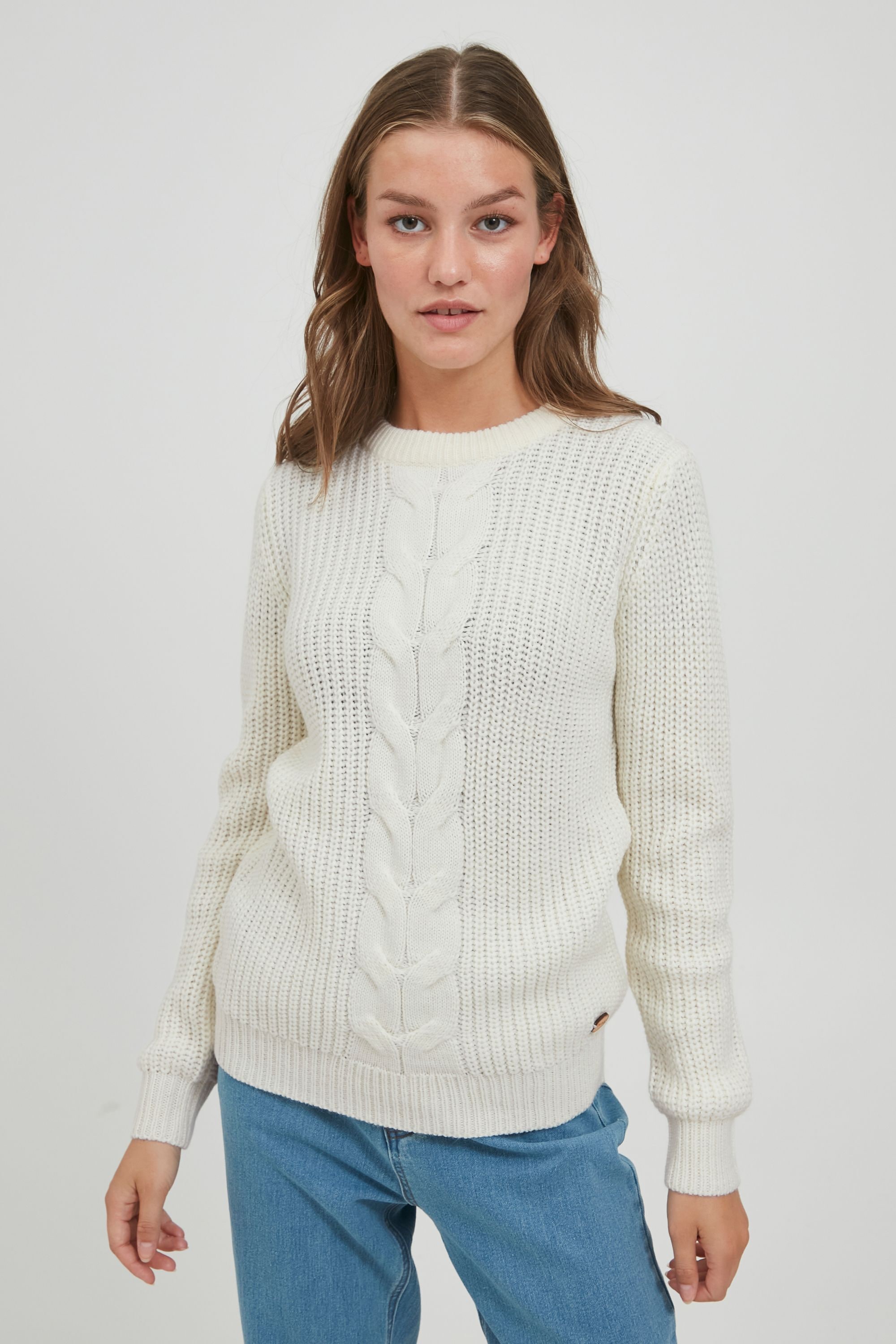 OXMO Strickfleece-Pullover »Strickpullover OXNatasja«