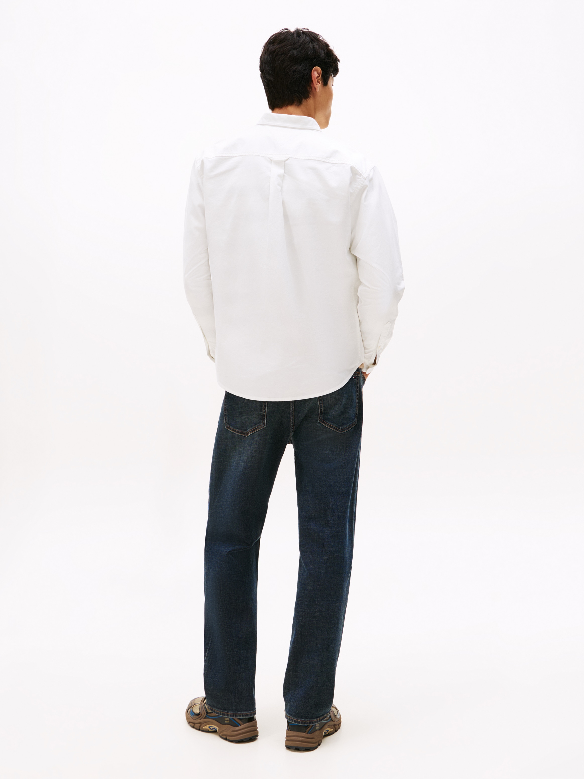 Tommy Jeans Langarmhemd »TJM OXFORD«, relaxed fit, Button-down-Kragen