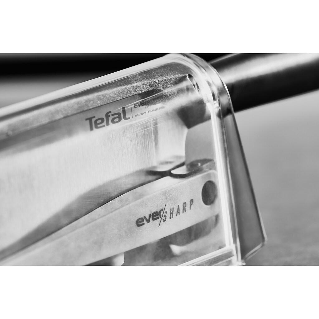 Tefal Messer-Set »K25790 Ever Sharp S«, (Set, 2 tlg.), Edelstahl, lang anhaltende Schneidleistung und Schärfe