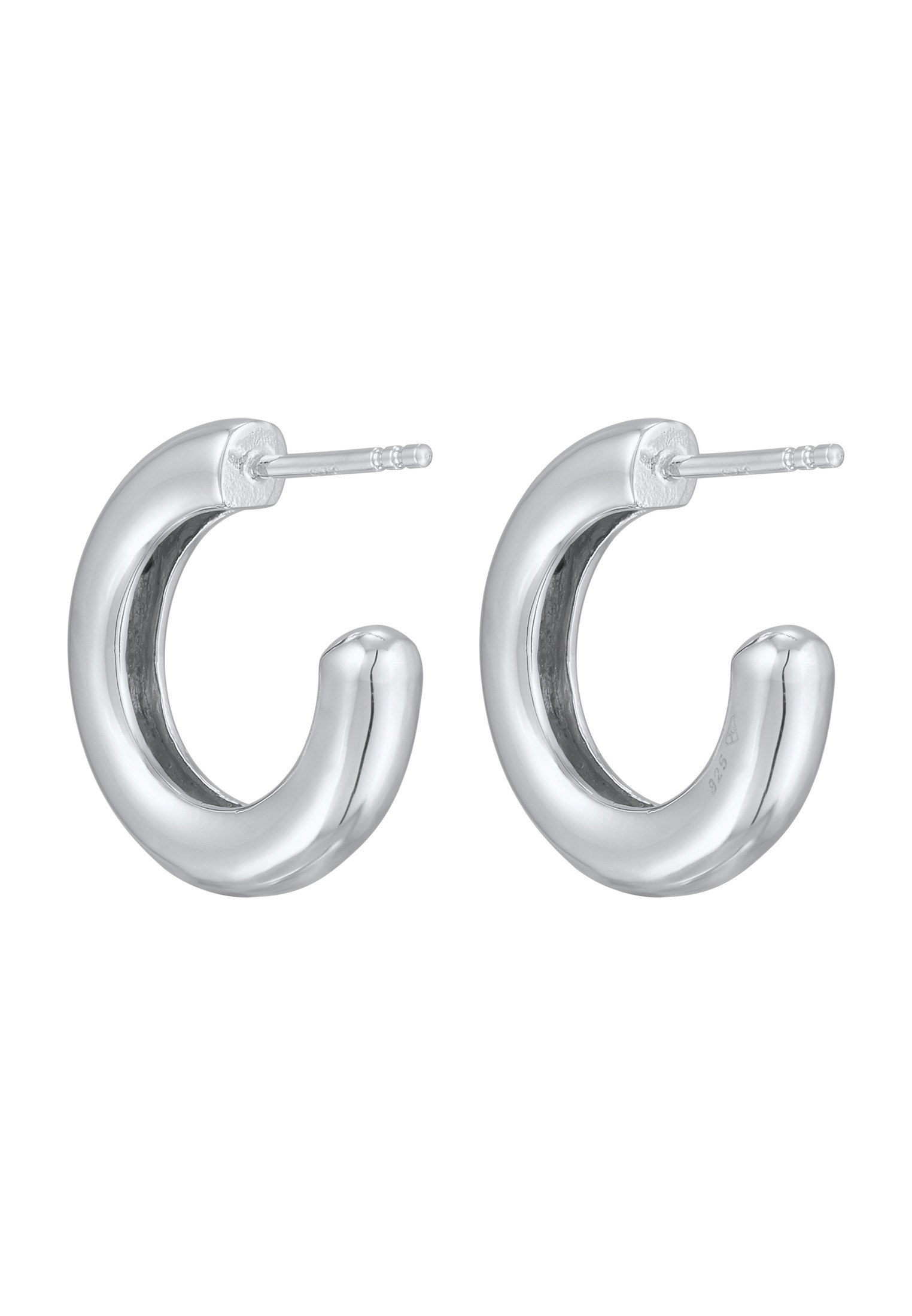 Elli Paar Ohrstecker »Ohrringe Creolen Stecker Basic Klassik 925 Silber«