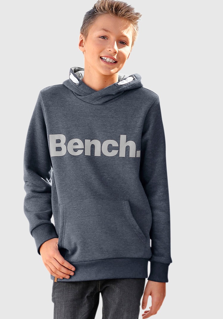 Kapuzensweatshirt »Basic«, mit großem Logo-Druck vorn