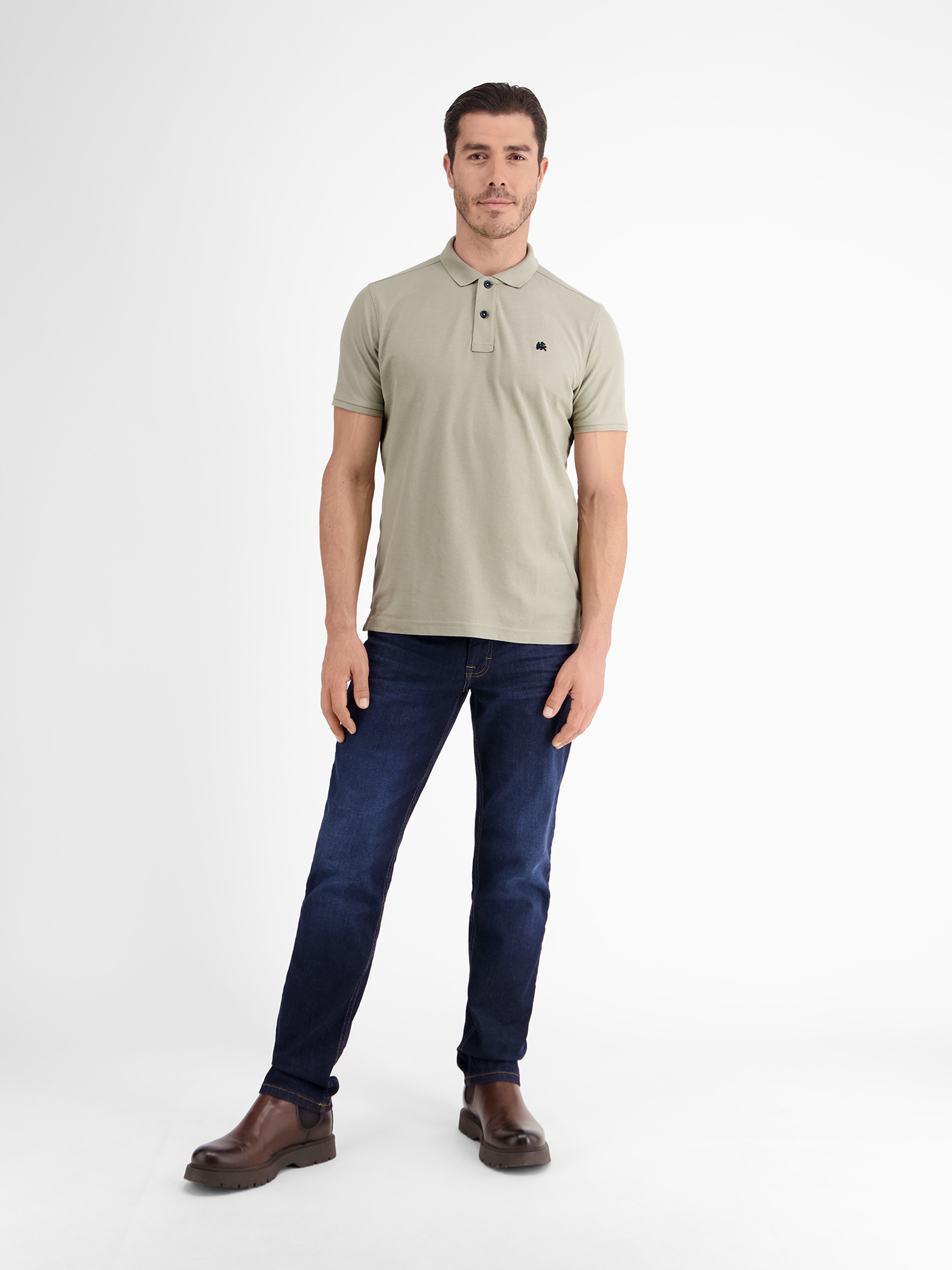 LERROS Poloshirt »COOL & DRY« mit Logo-Stickerei