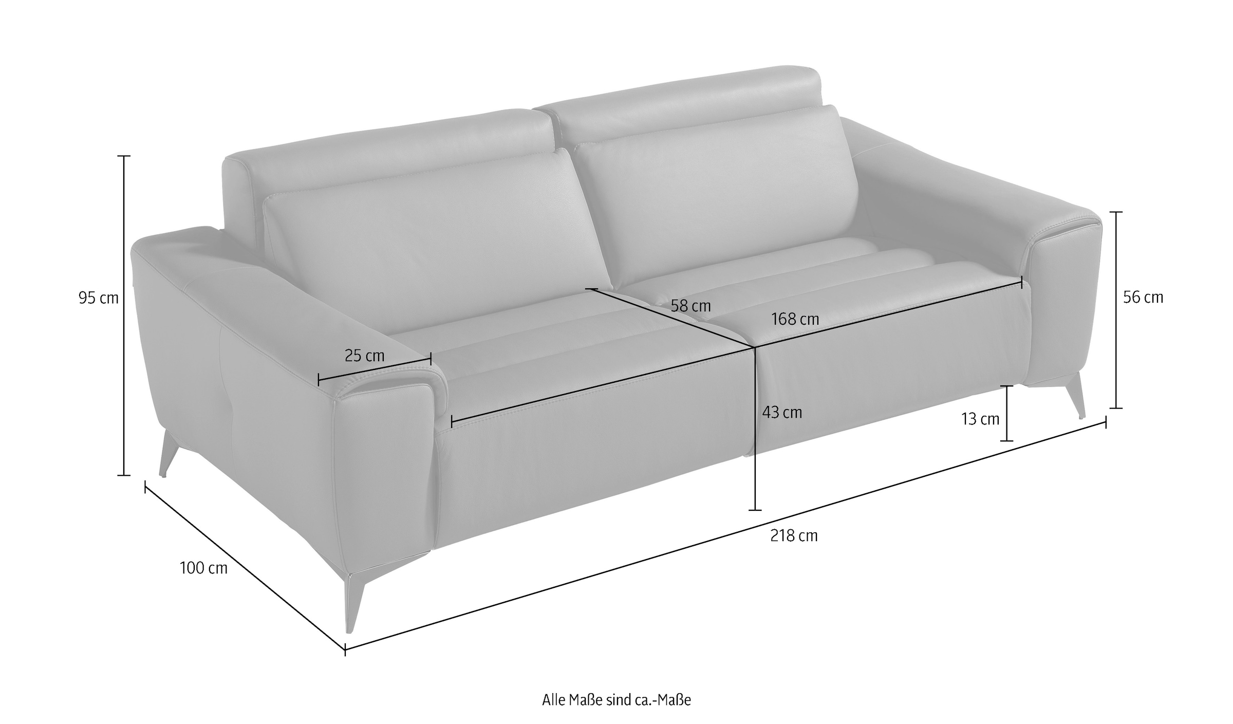 Egoitaliano 2,5-Sitzer »Suzette«, inkl. 2 elektronischer Relaxfunktionen,  Rücken- und Fußteilfunktion online kaufen | UNIVERSAL