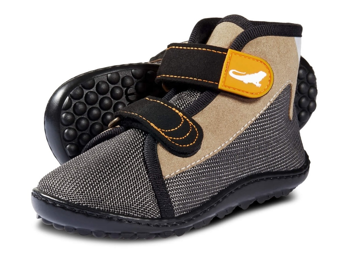 Leguano Barfußschuh »Leguanito Scippo Forester«, Klettschuh, Bequemschuh, Flat mit verstellbaren Klettverschlüssen