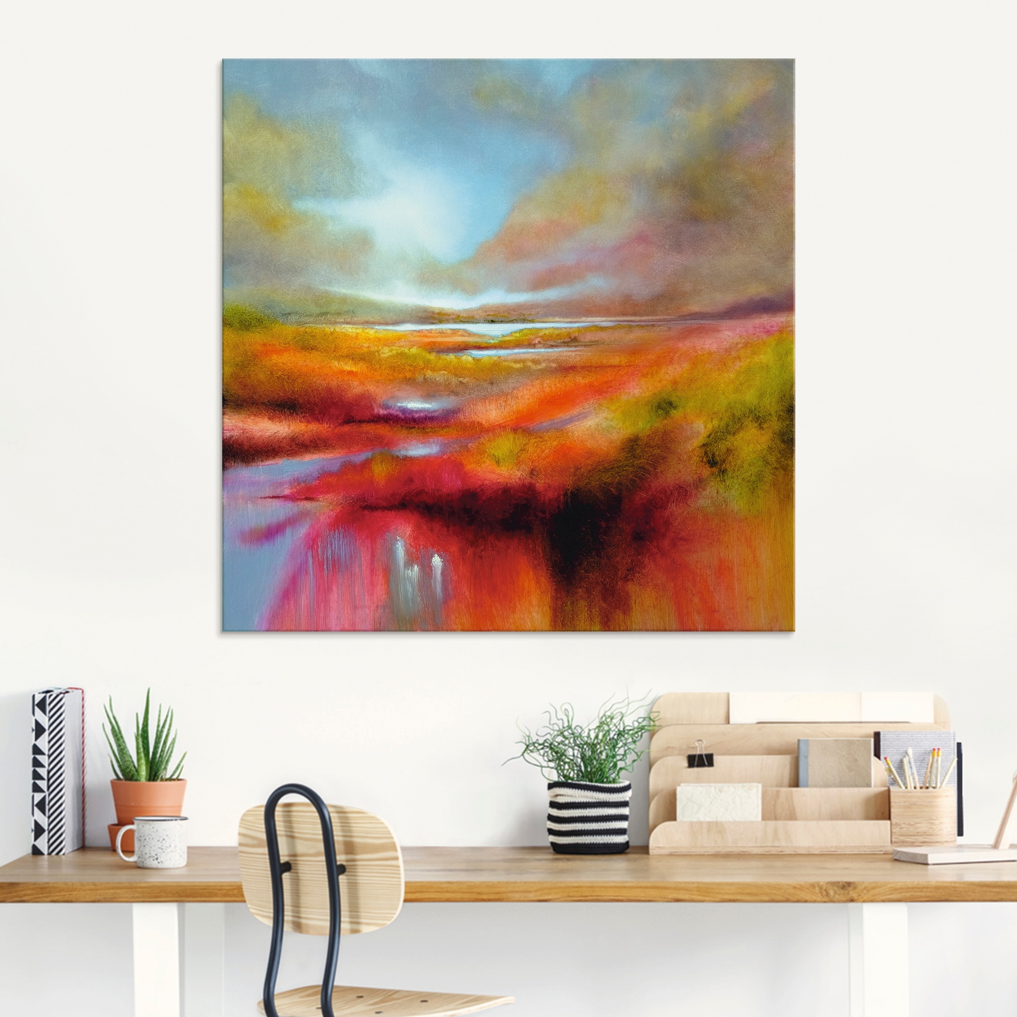 Artland Glasbild »Ein perfekter Tag I« Berge 1 Stk. tlg. in verschiedenen Größen