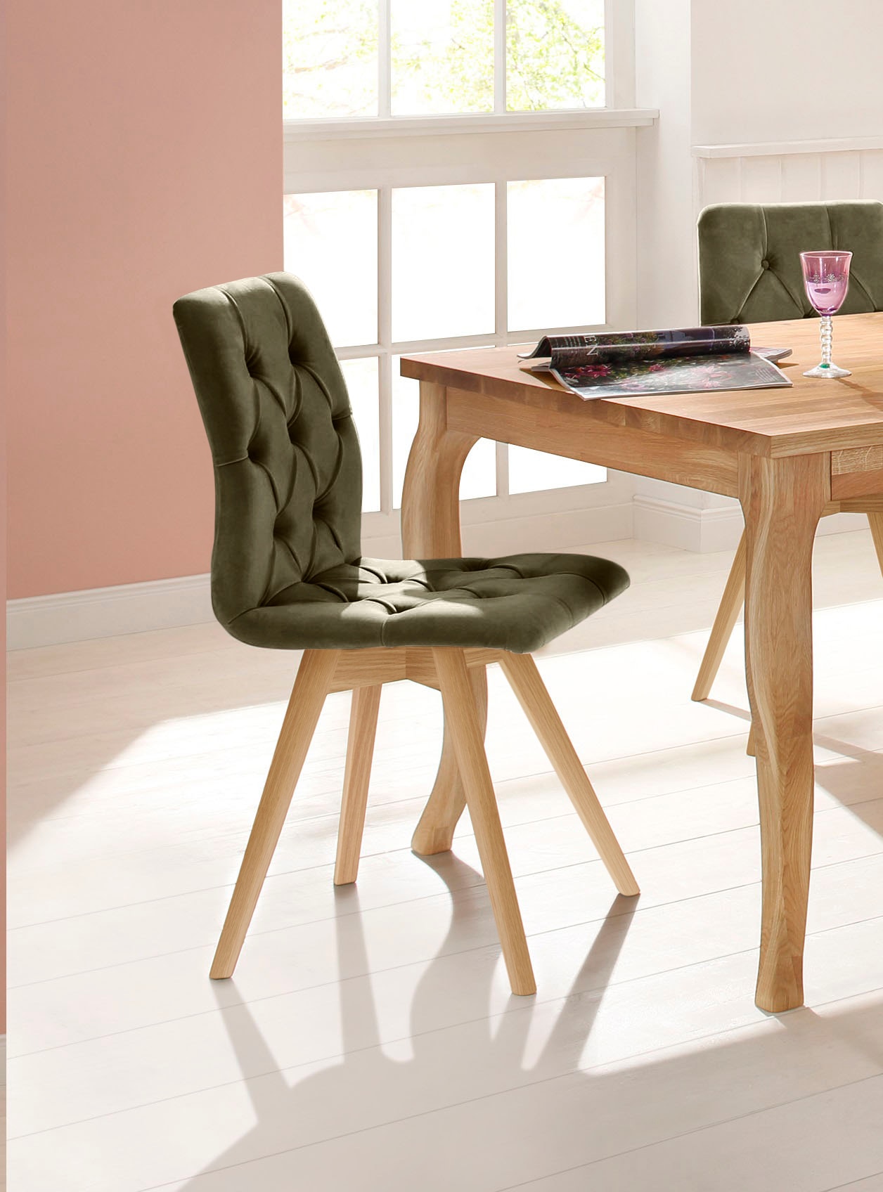 andas Esszimmerstuhl »Rania« (Set) 2 Stk.im 2er/4er/6er Set, Massivholzbeinen