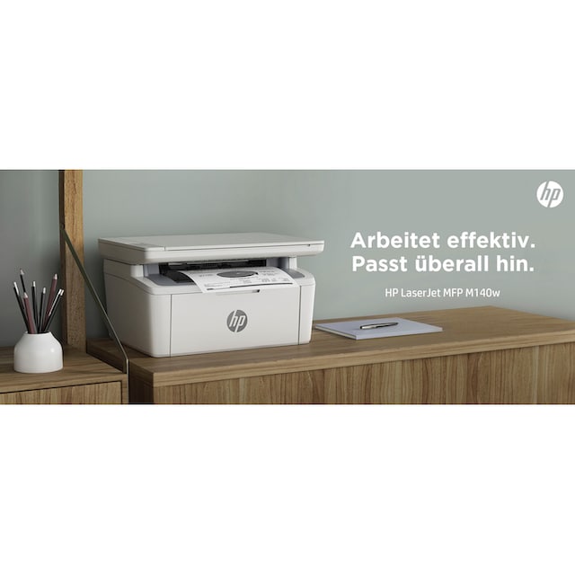 HP Multifunktionsdrucker »LaserJet M140w«, HP+ Instant Ink kompatibel ➥ 3  Jahre XXL Garantie | UNIVERSAL
