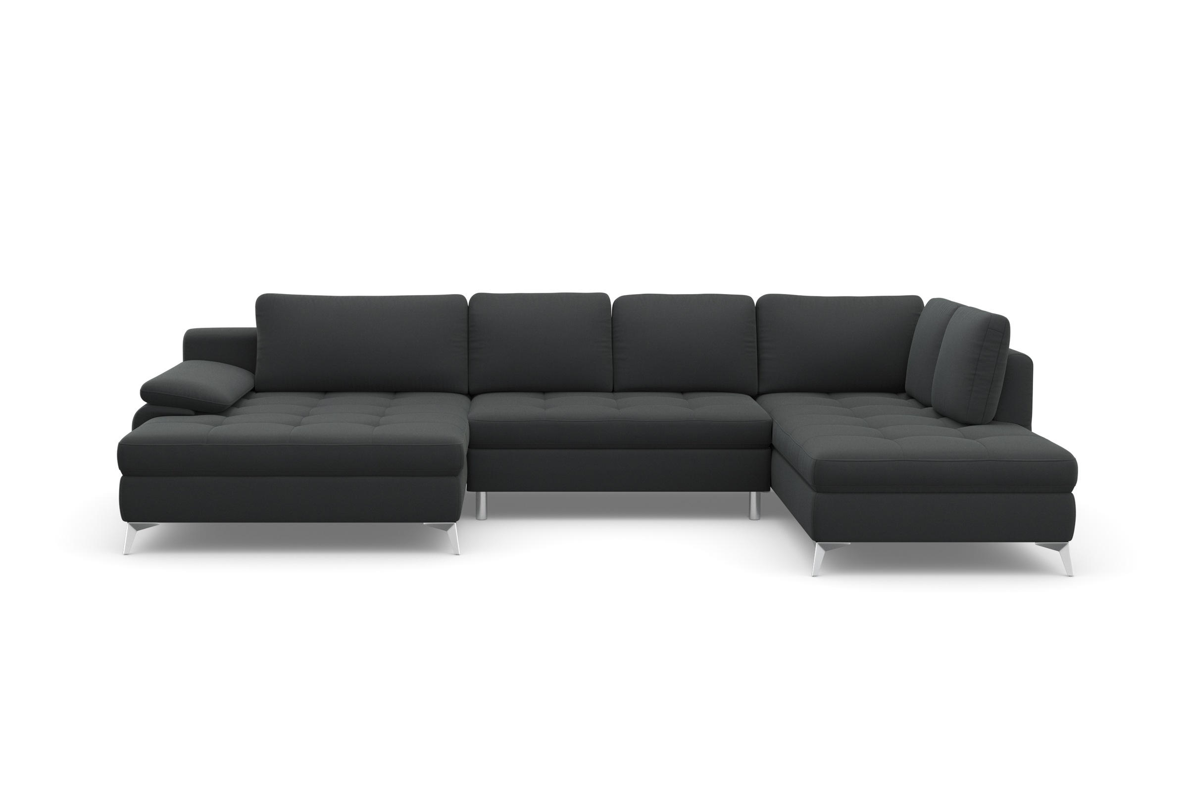 sit&more Wohnlandschaft »Latigo U-Form«, mit Mega-Recamiere, wahlweise mit Bettfunktion und Bettkasten