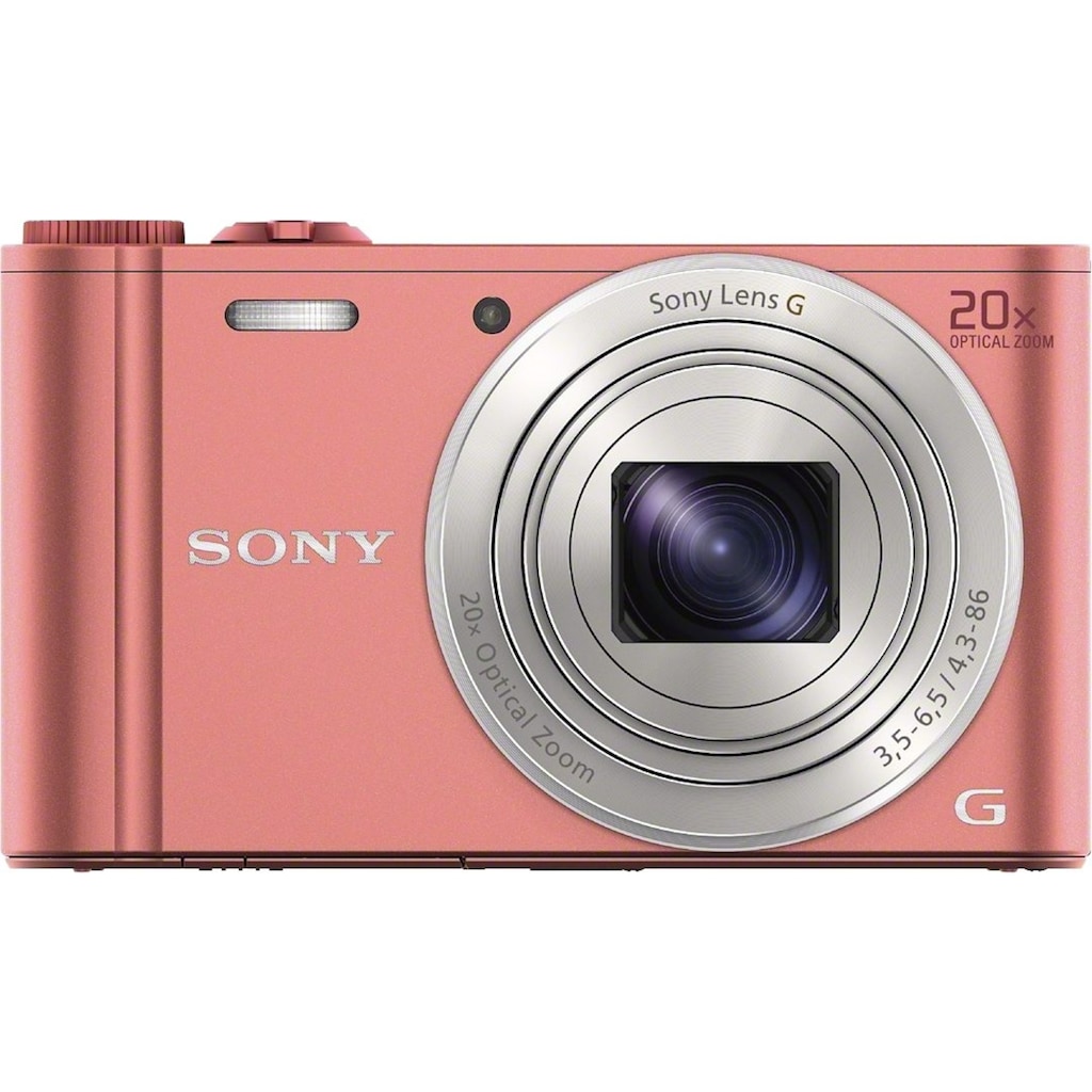 Sony Superzoom-Kamera »Cyber-Shot DSC-WX350«, 25mm Sony G, 18,2 MP, 20 fachx opt. Zoom, WLAN (Wi-Fi), 20 fach optischer Zoom