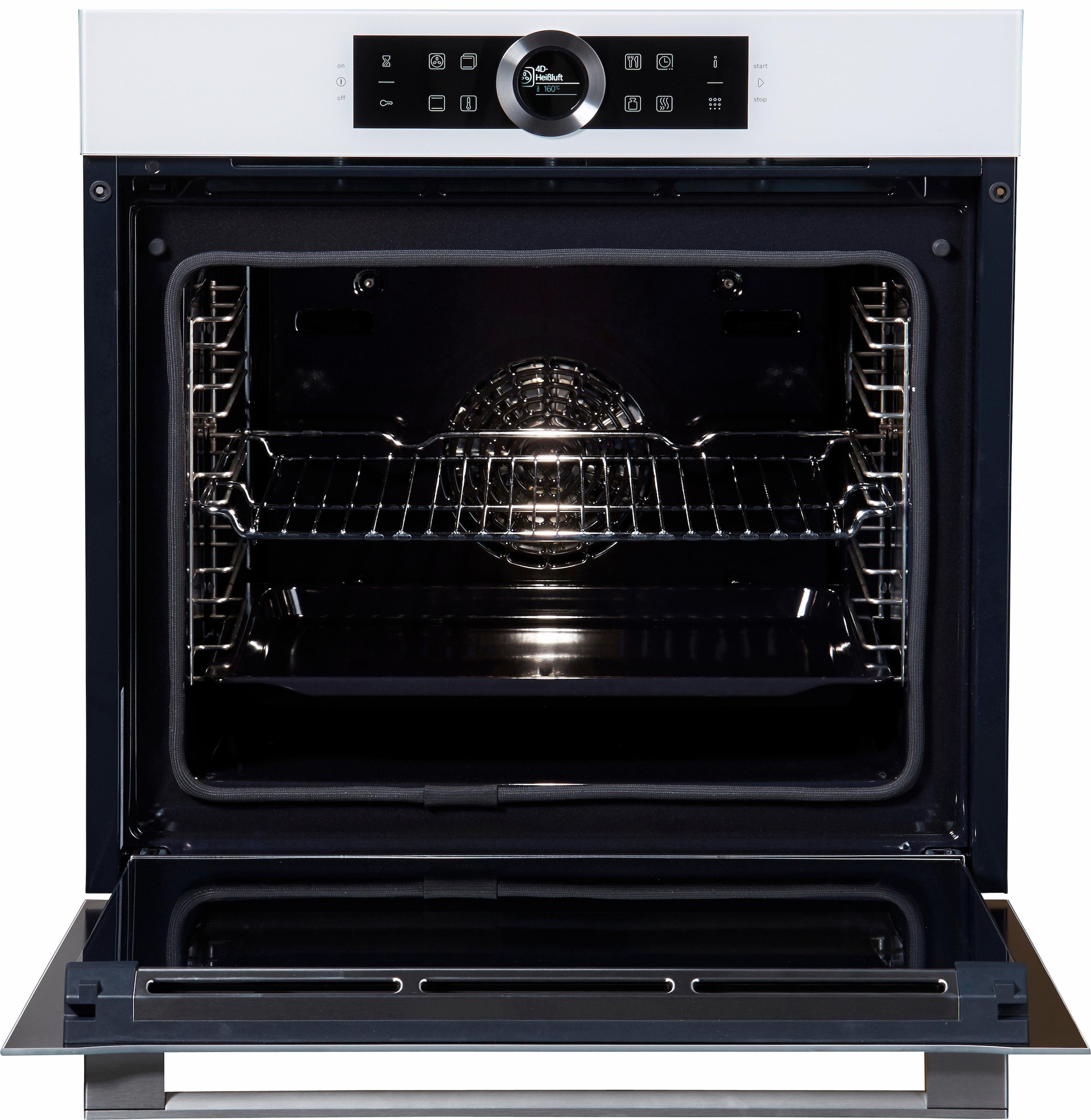 BOSCH Pyrolyse Backofen »HBG675BW1«, Serie 8, mit Teleskopauszug nachrüstbar, Pyrolyse-Selbstreinigung, mit AutoPilot